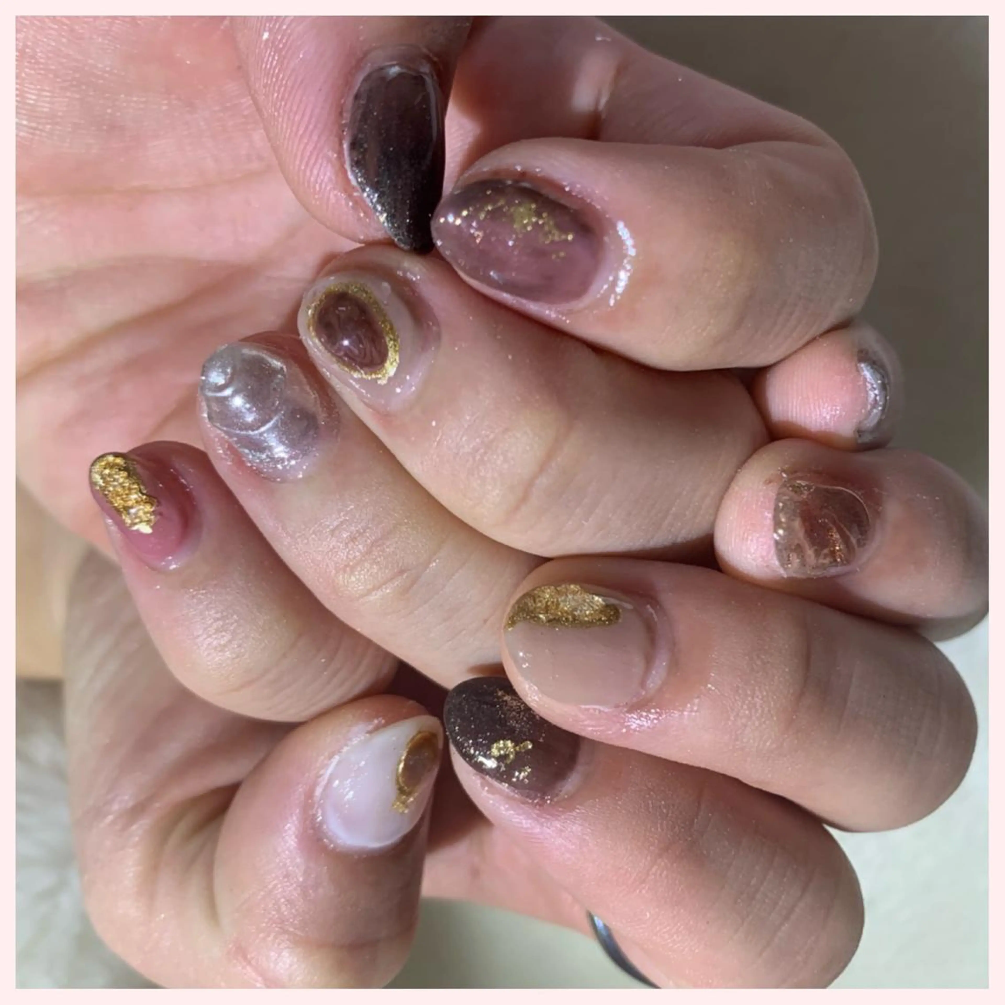 ネイル ニュアンスネイル Ogasawara Tokikaのネイルデザイン