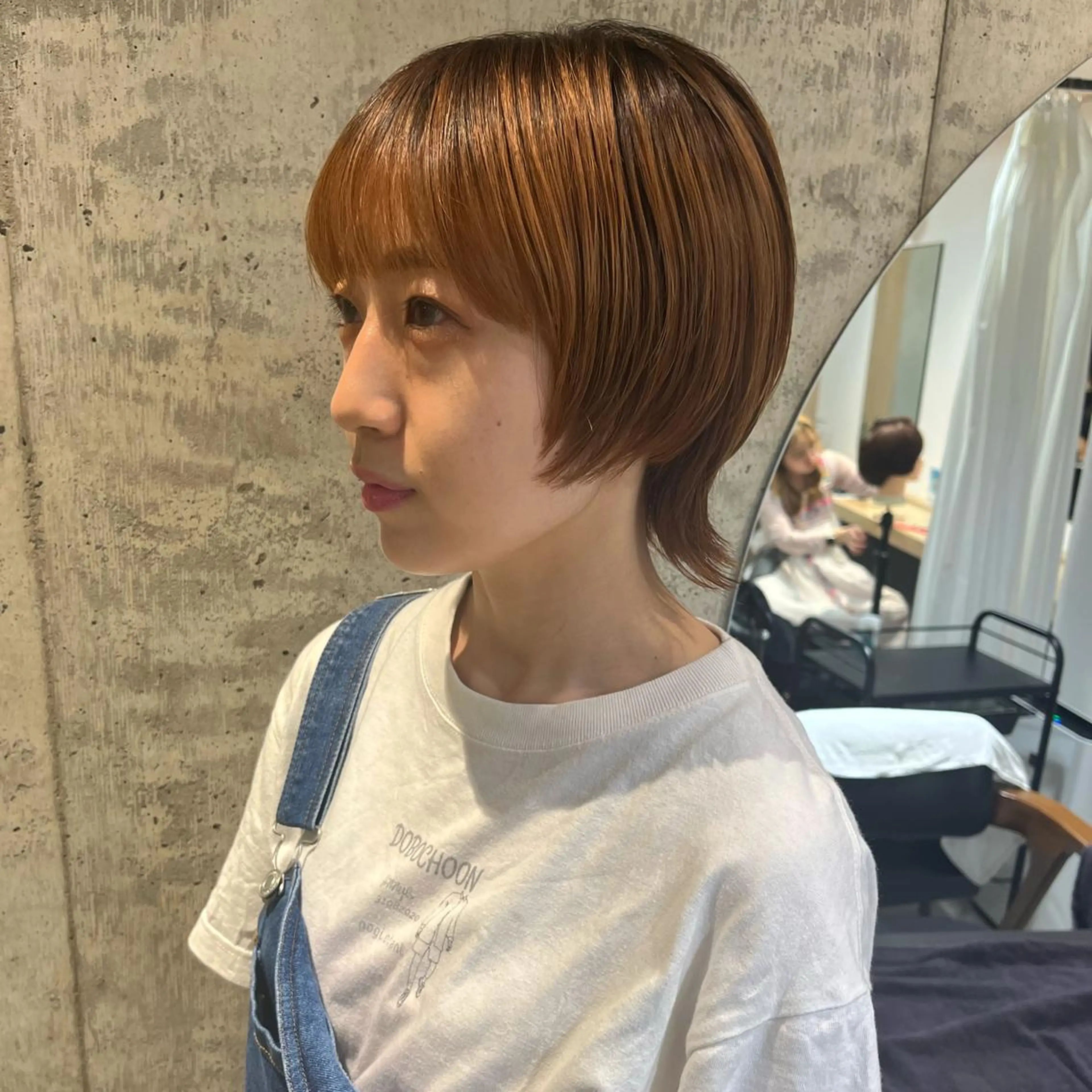 ショート 透明感カラー/似合わ せカット/大島実加永のヘアスタイル