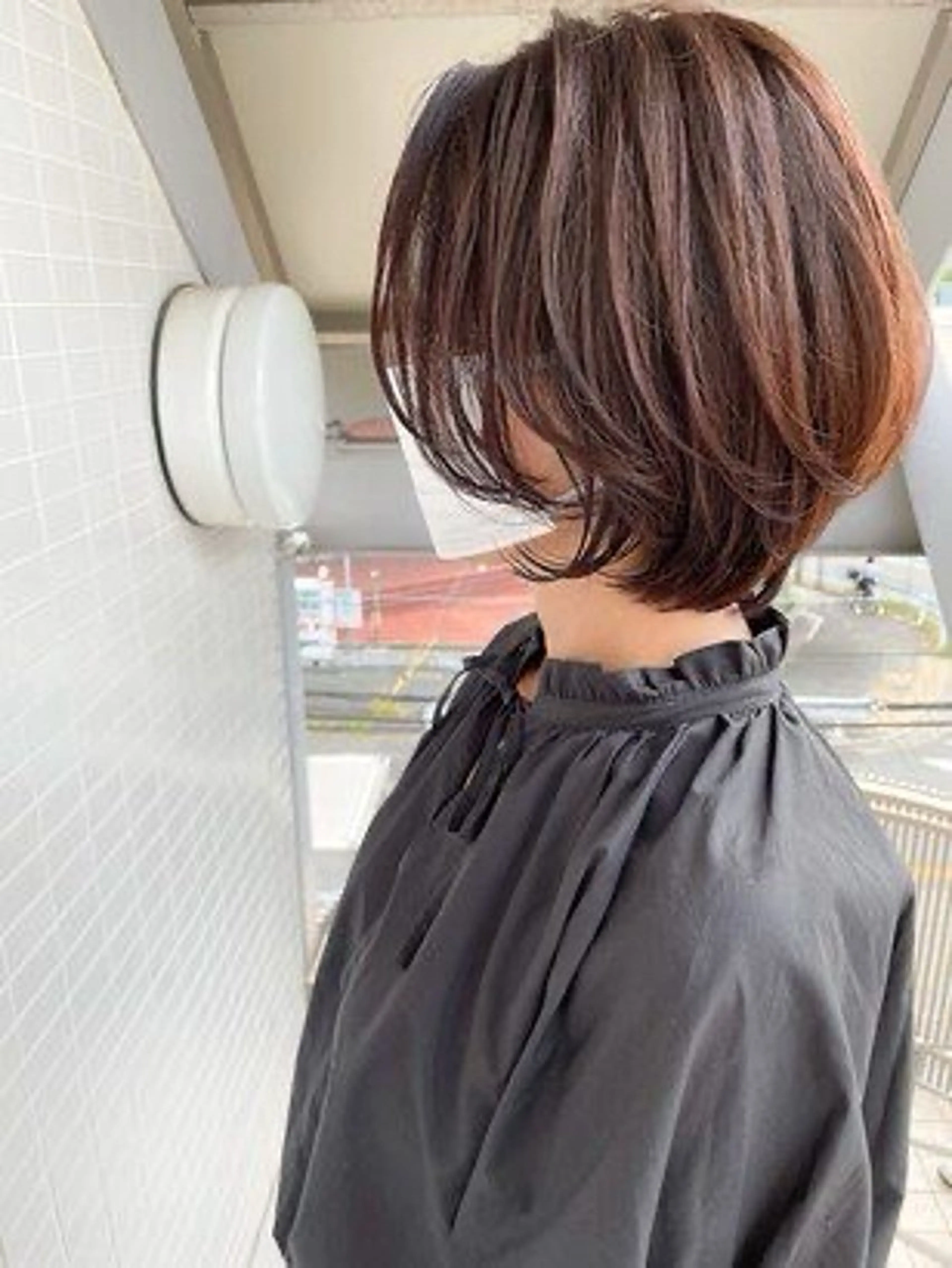 ショート ショートボブ ボブ ショートヘア カット 臺 佳連のヘアスタイル