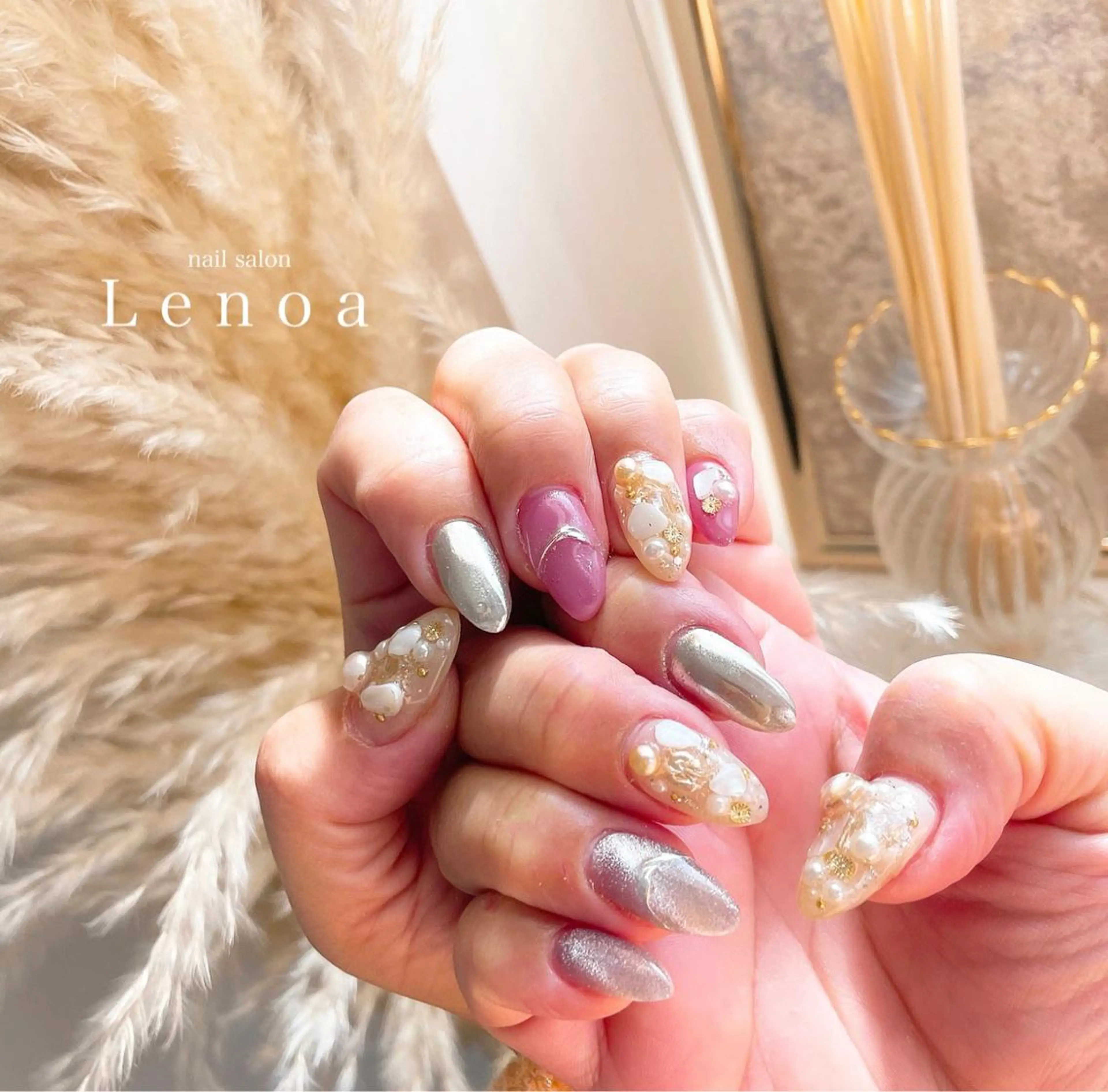 ネイル ハンドネイル nailsalon Lenoaのネイルデザイン
