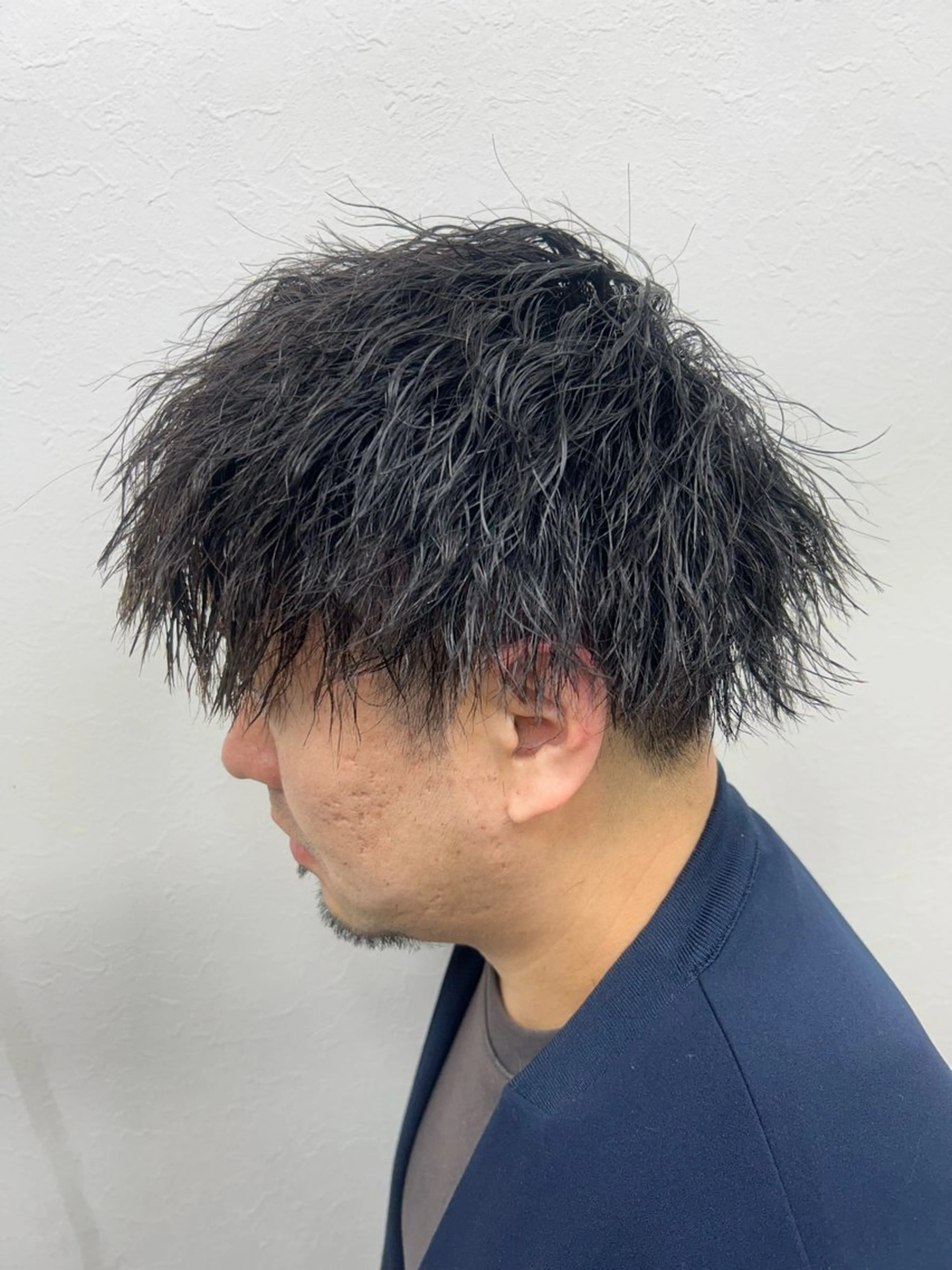 パーマ メンズ ダブルスキルエクステ /羽エクステ白石宇由のヘアスタイル