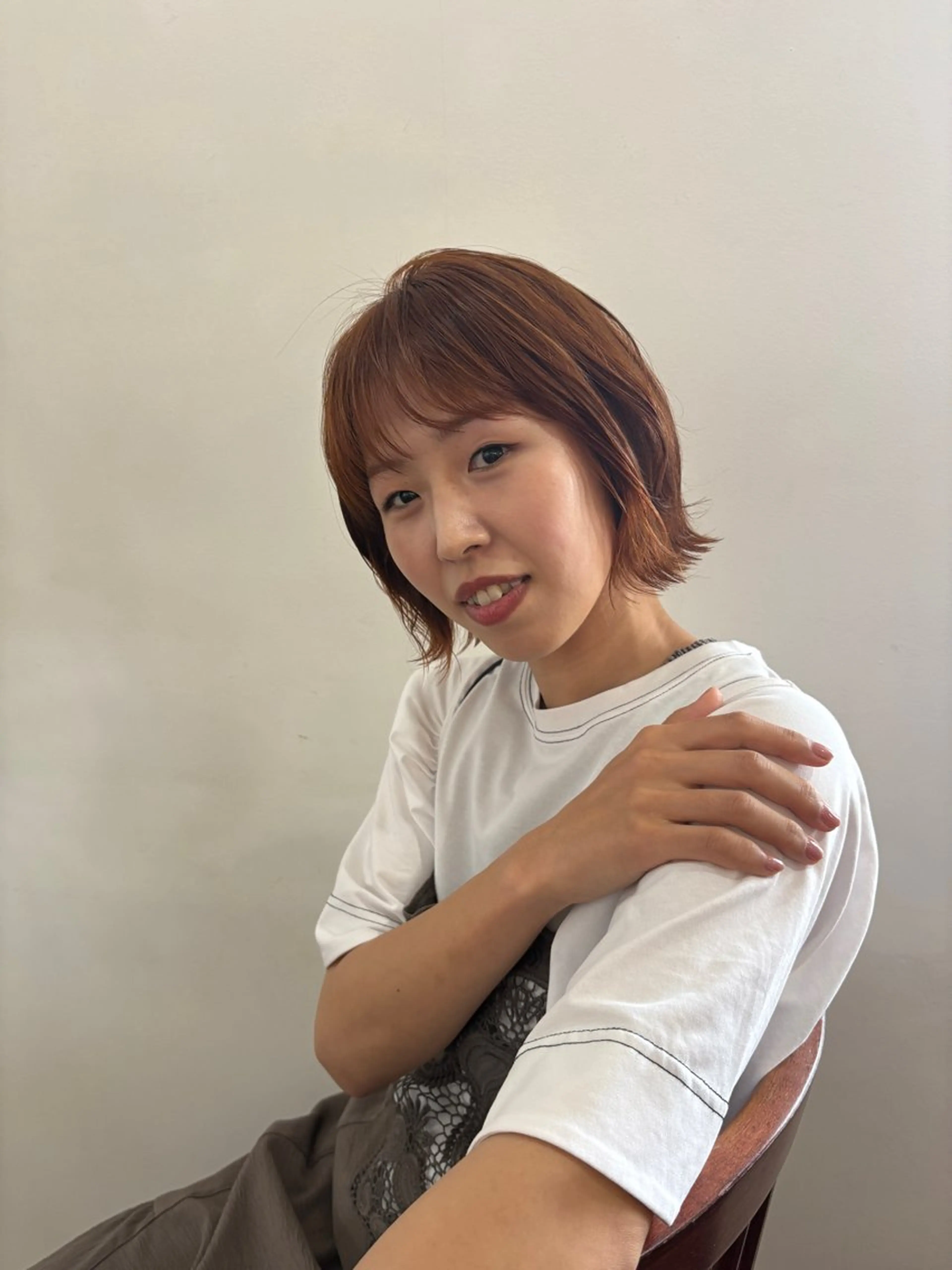 ショート カット ヘアカラー 塔崎 りこのヘアスタイル