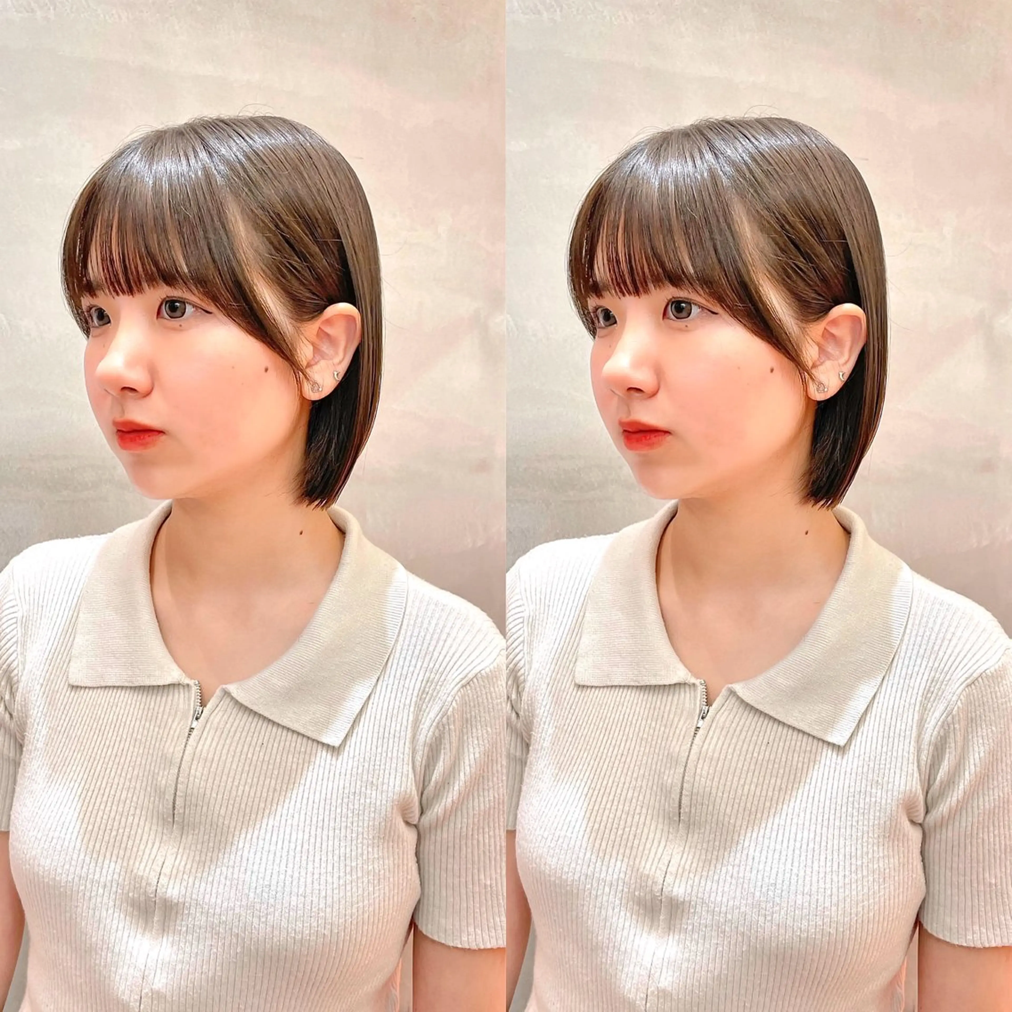 ショート Misaki /ボブ/縮毛矯正のヘアスタイル