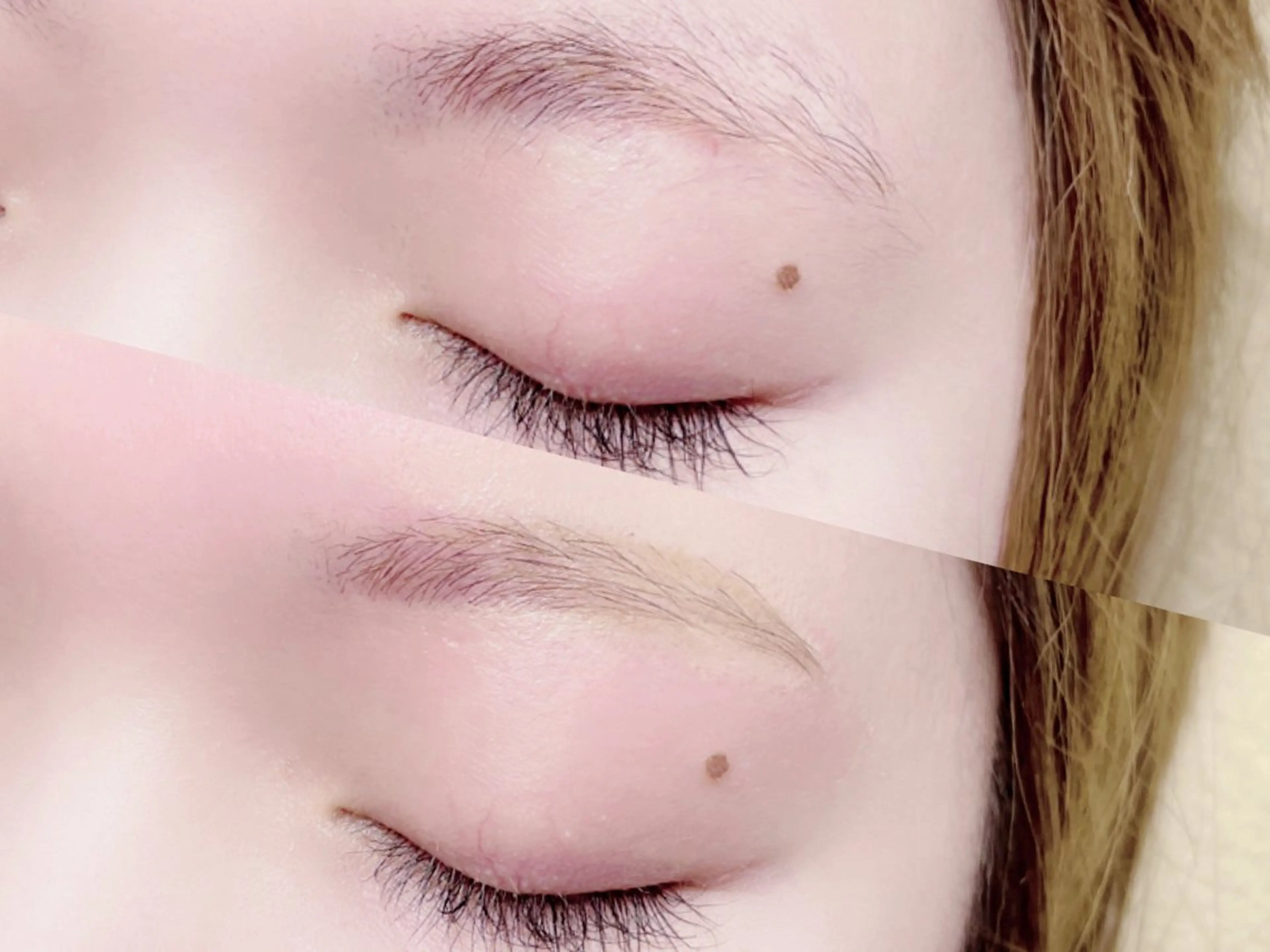 垢抜け眉set💐アイブロウwax➕眉毛脱色《毛量調節➕メイク仕上げ込💄》の写真