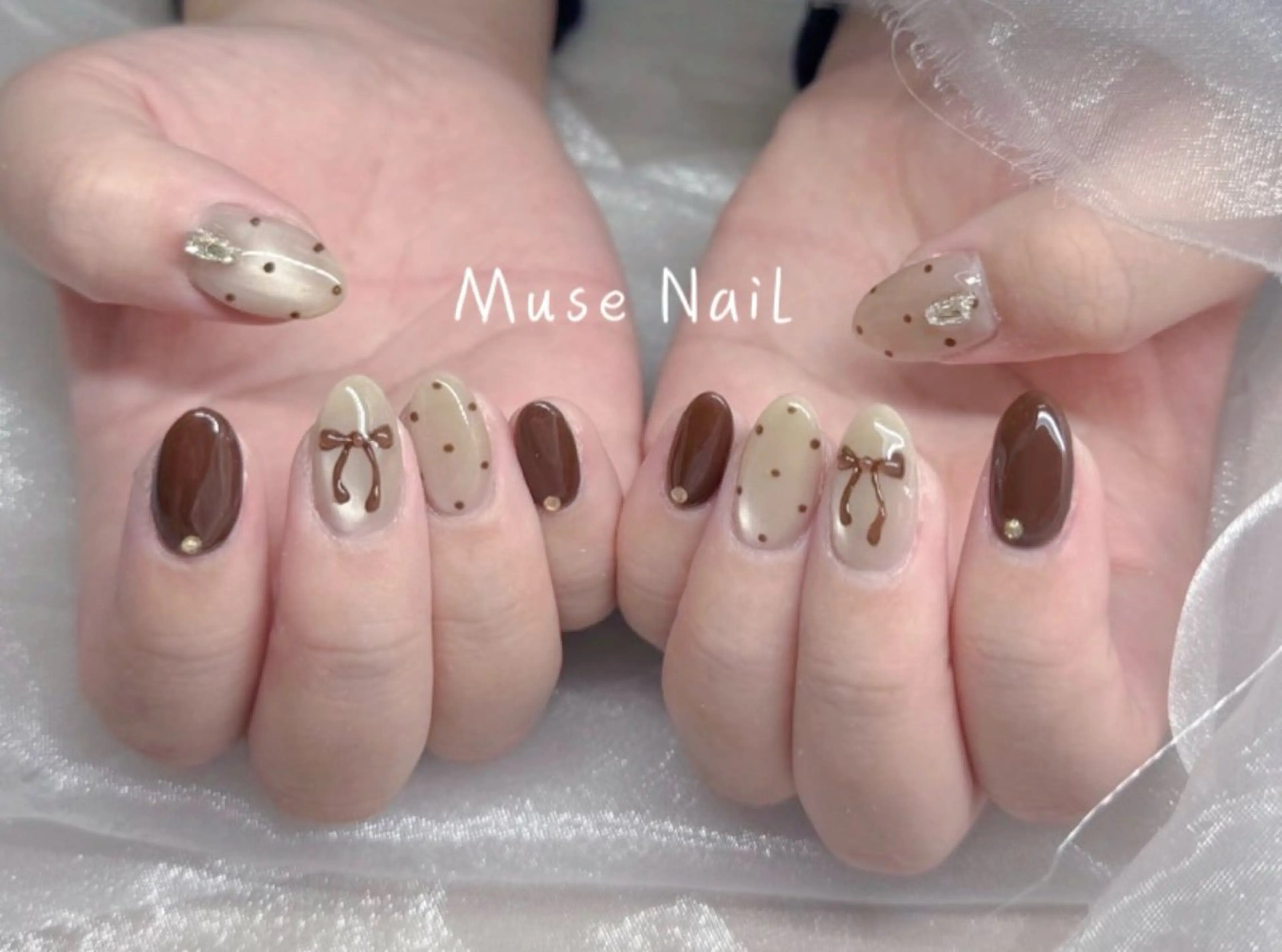 ネイル バレンタイン ハンドネイル muse nailのネイルデザイン