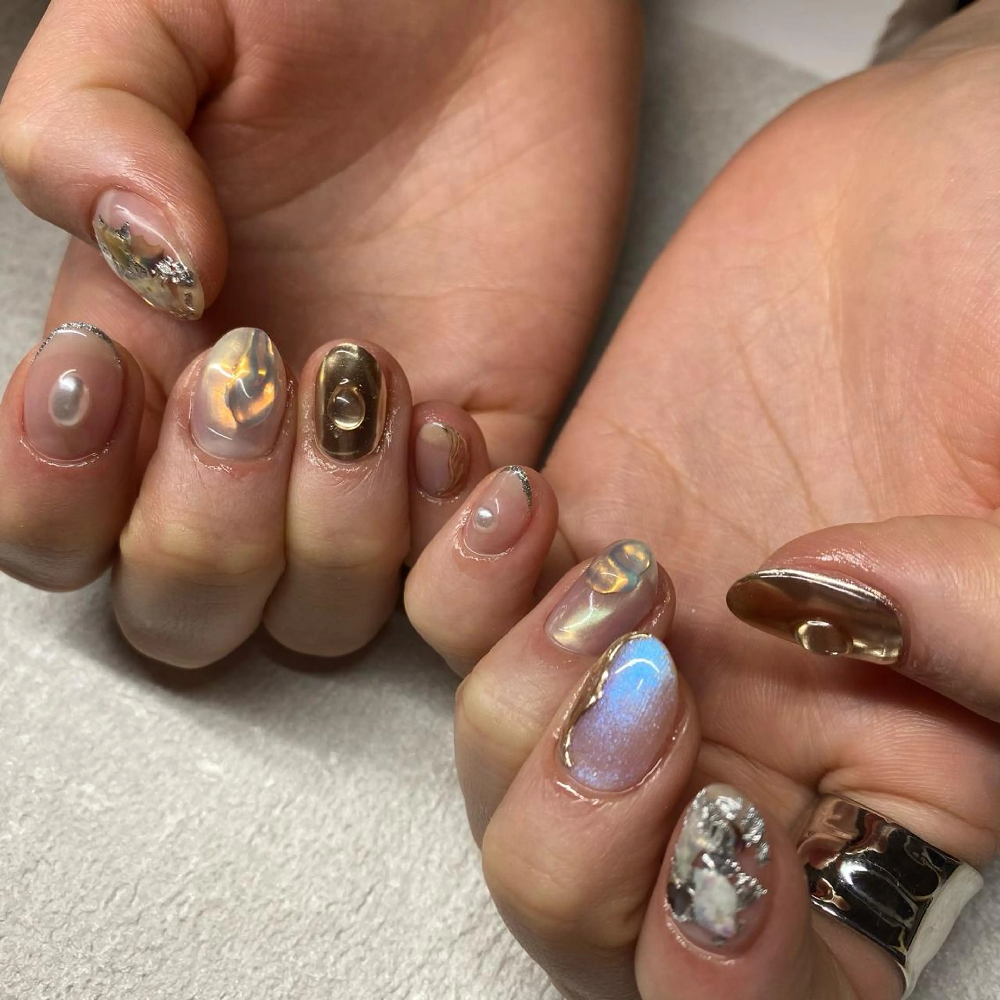 ネイル NORA nail UMEDA MAIのネイルデザイン