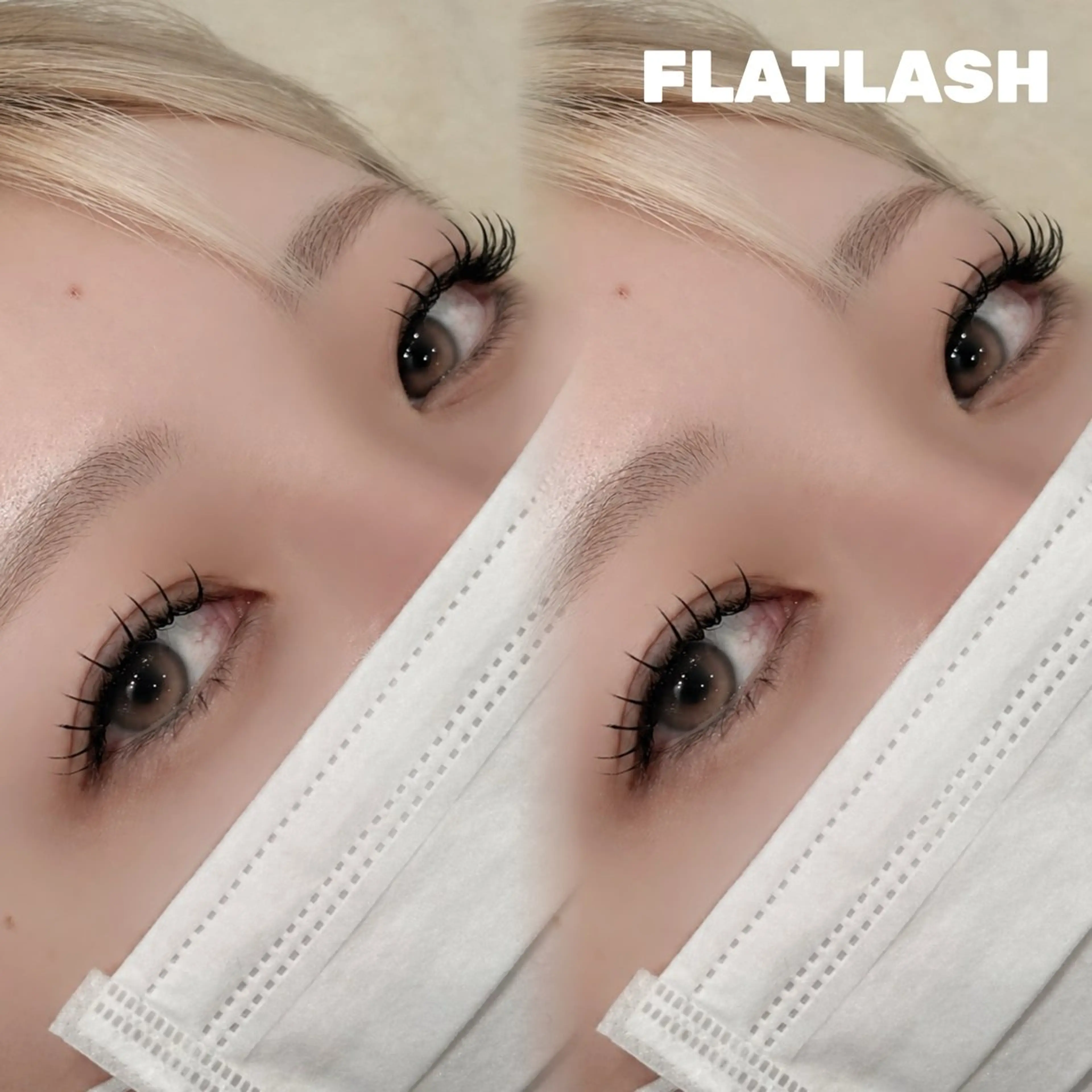 《ナチュラル》もちアップ🫧LEDフラットラッシュ✨100本🪞の写真
