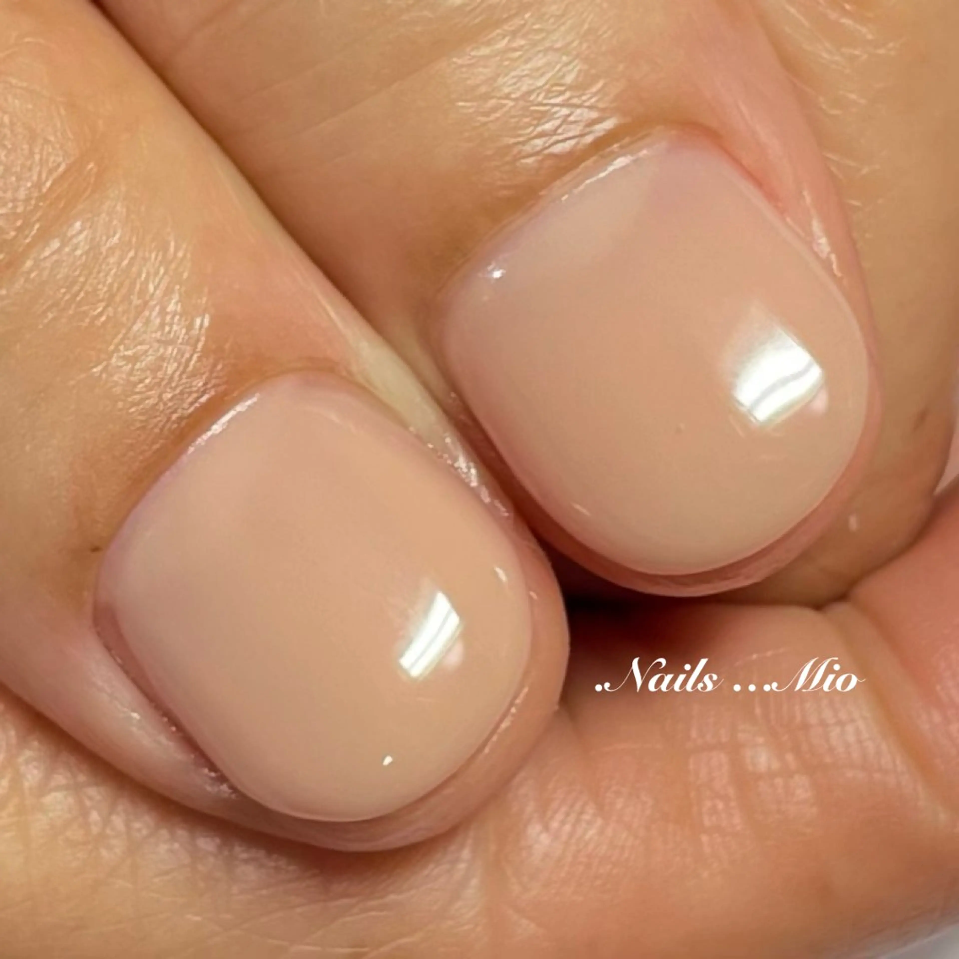 ネイル ジェルネイル ワンカラーネイル .Nails Mio 赤羽西ネイルサロンのネイルデザイン