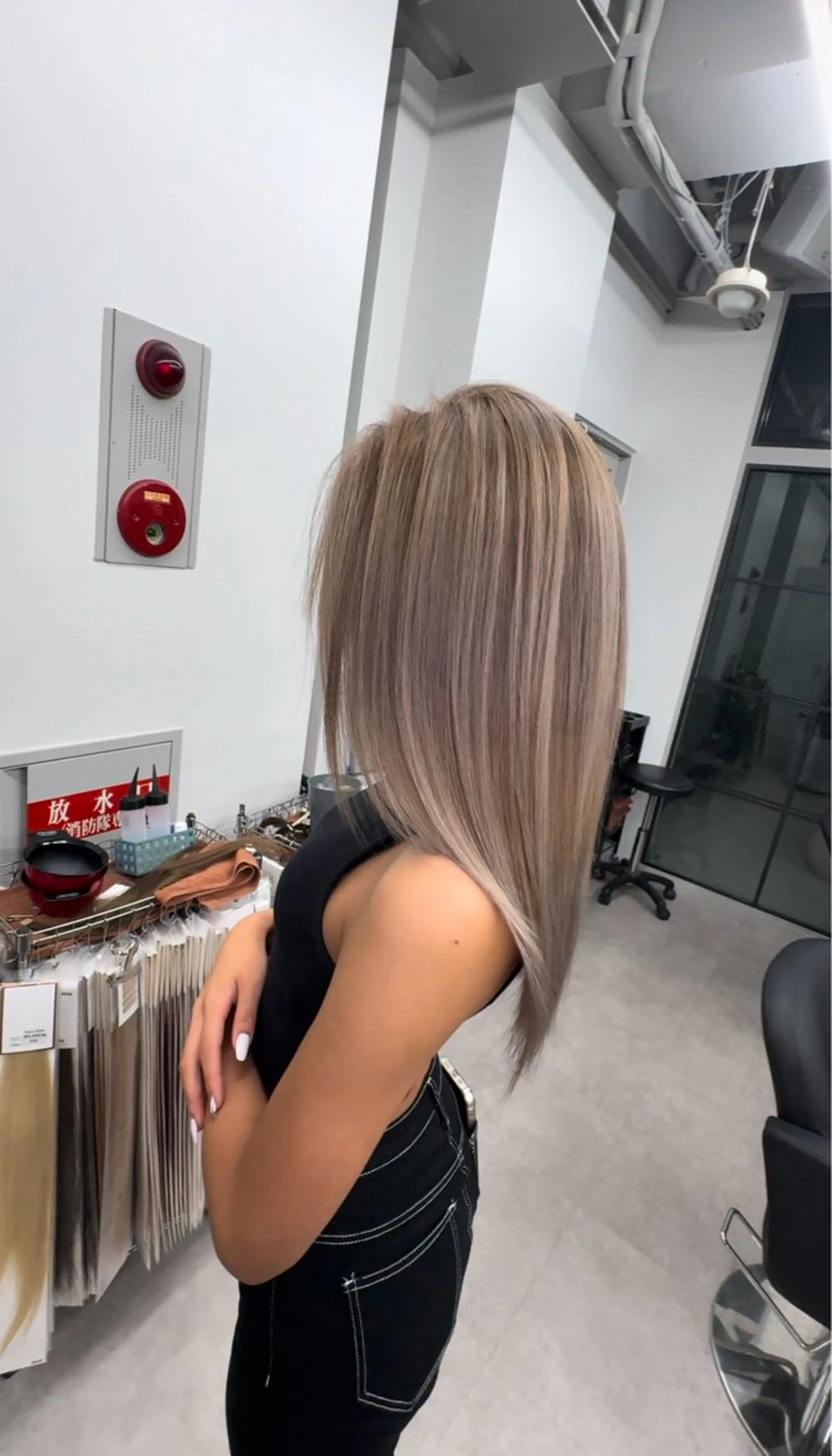 ロング ヘアカラー hair &eye LAWE.店長のヘアスタイル