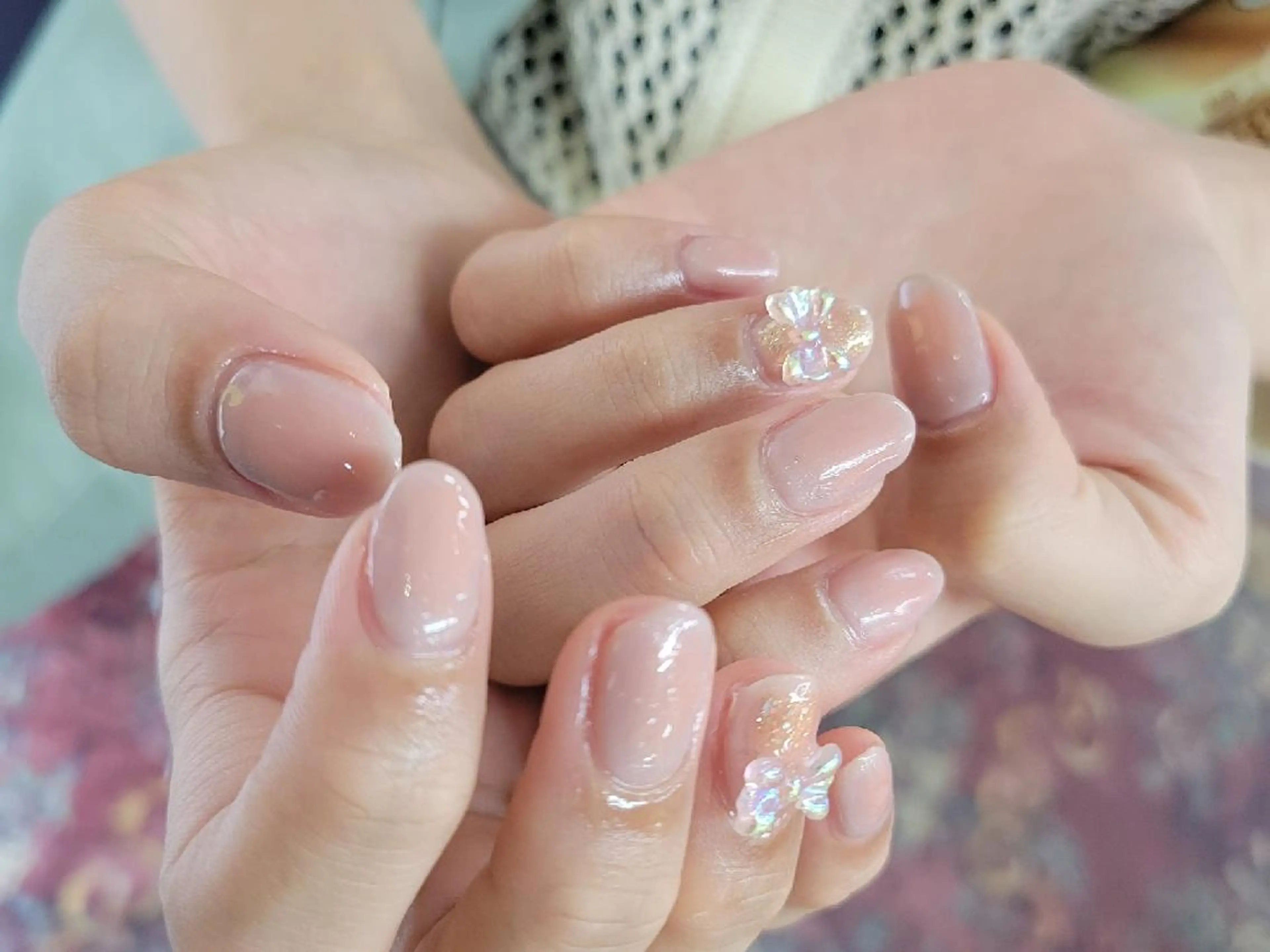 ネイル チークネイル ハンドネイル 櫛の屋浜口店所属・櫛の屋浜口店 sumireのネイルデザイン