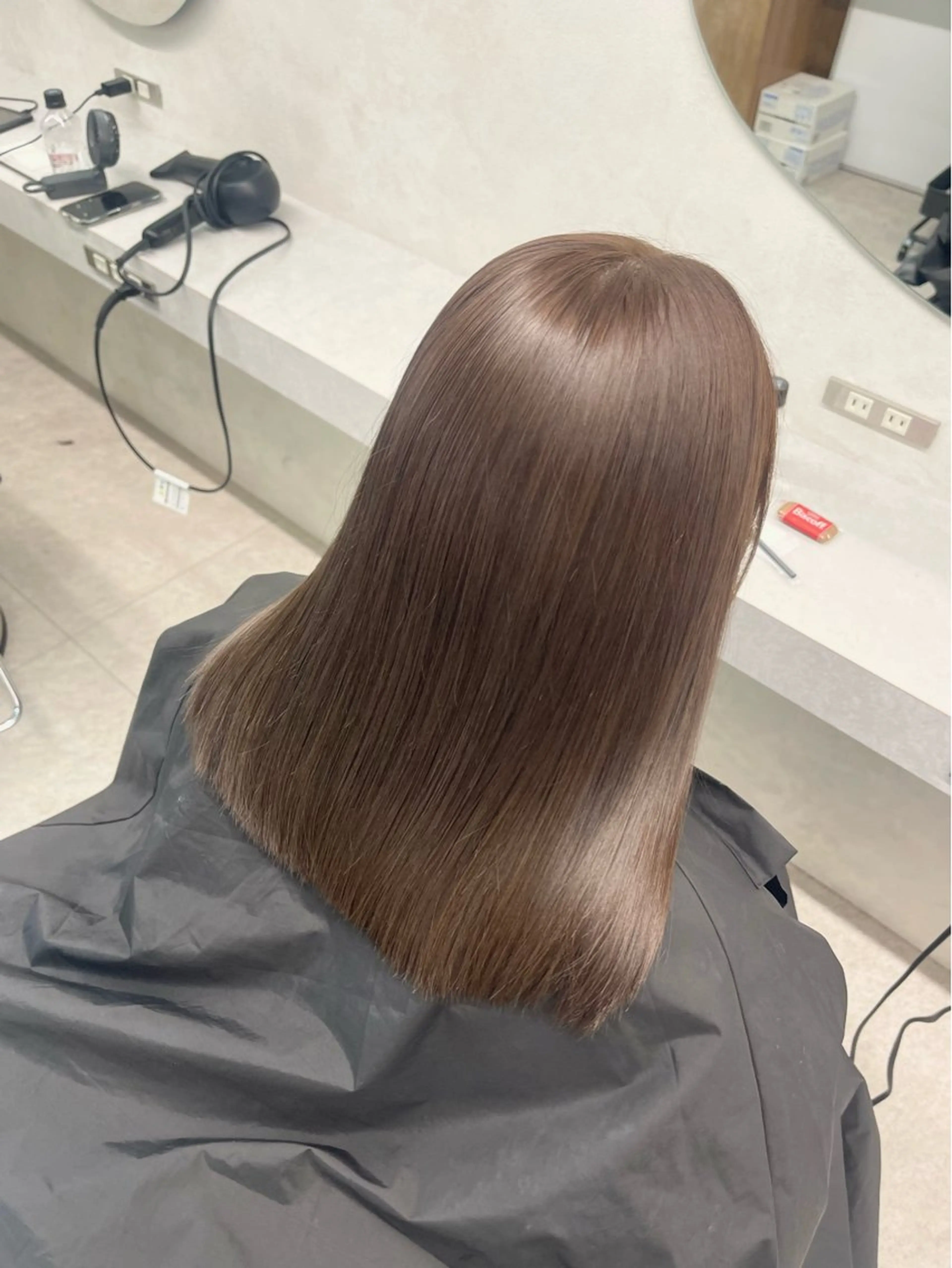 カラー ベージュカラー ブリーチ ダブルカラー ブリーチなしカラー ヘアカラー モテカラー🫧💕 RIOのヘアスタイル