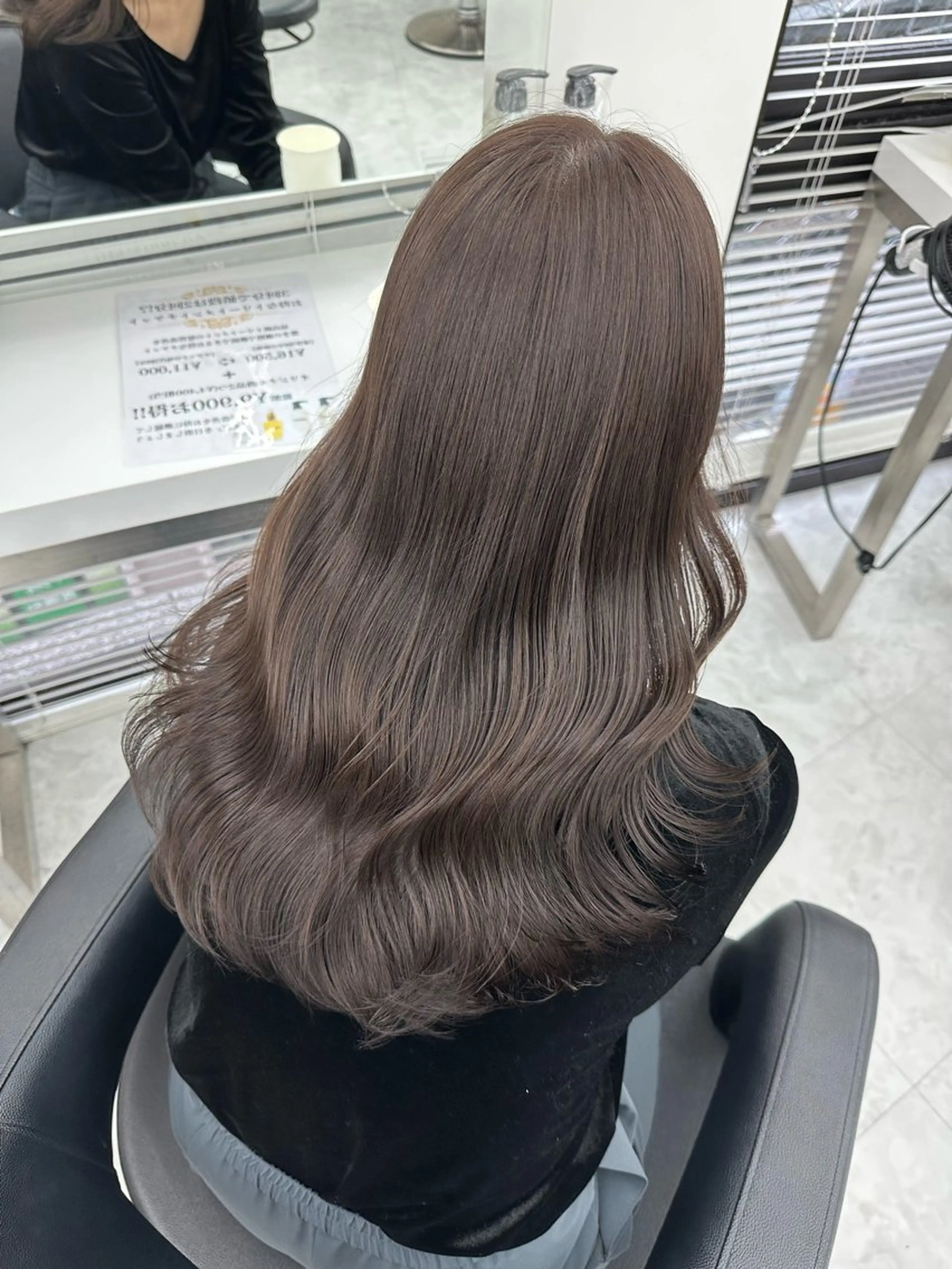 セミロング ヘアカラー トリートメント ヘッドスパ ヘアセット rio🧚🏻‍♀️ 暖色/グレージュのヘアスタイル