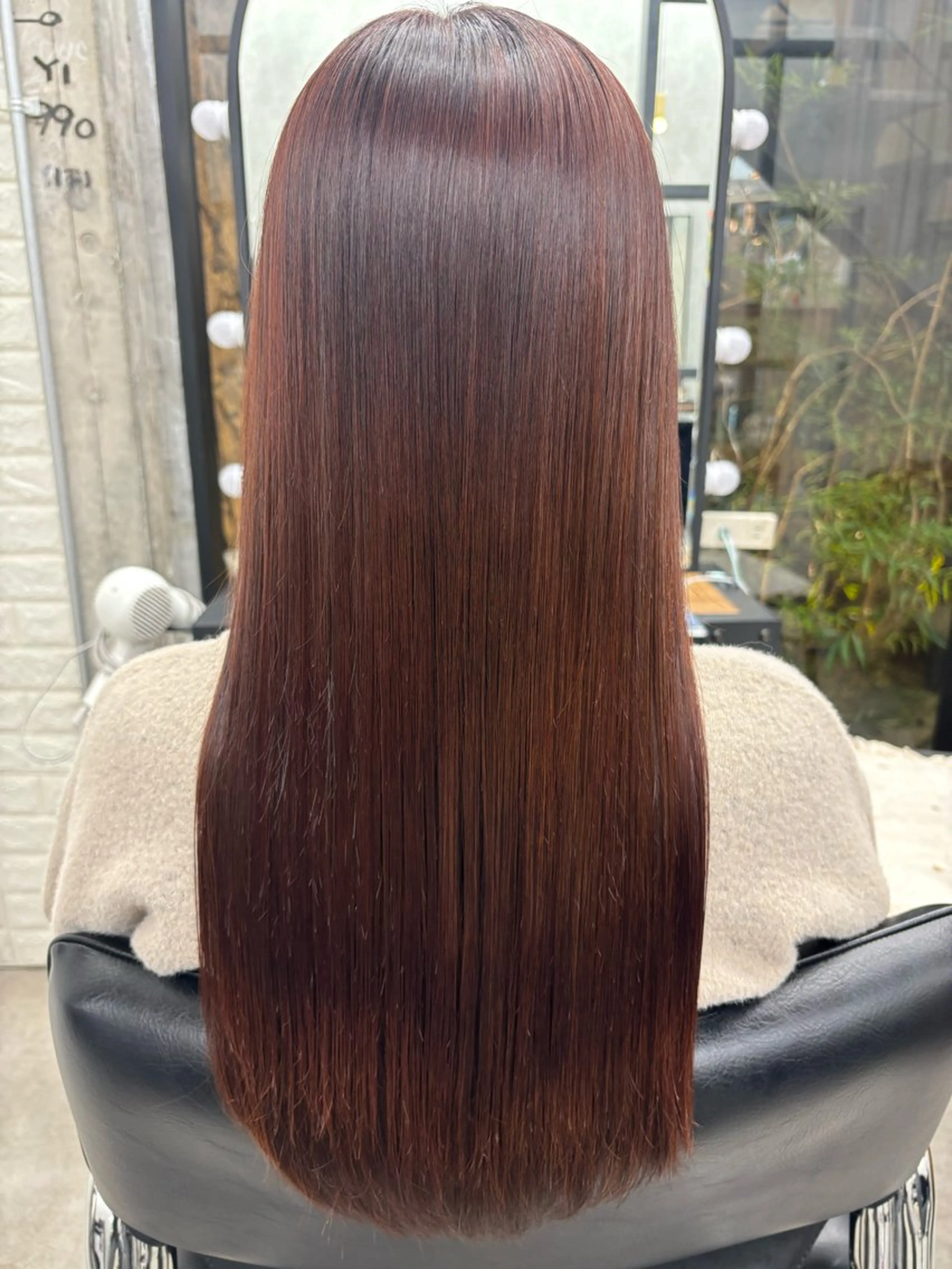 ロング カラー ブリーチ 髪質改善 縮毛矯正 すぐ巻ける縮毛矯正 🍀勝倉　麗のヘアスタイル