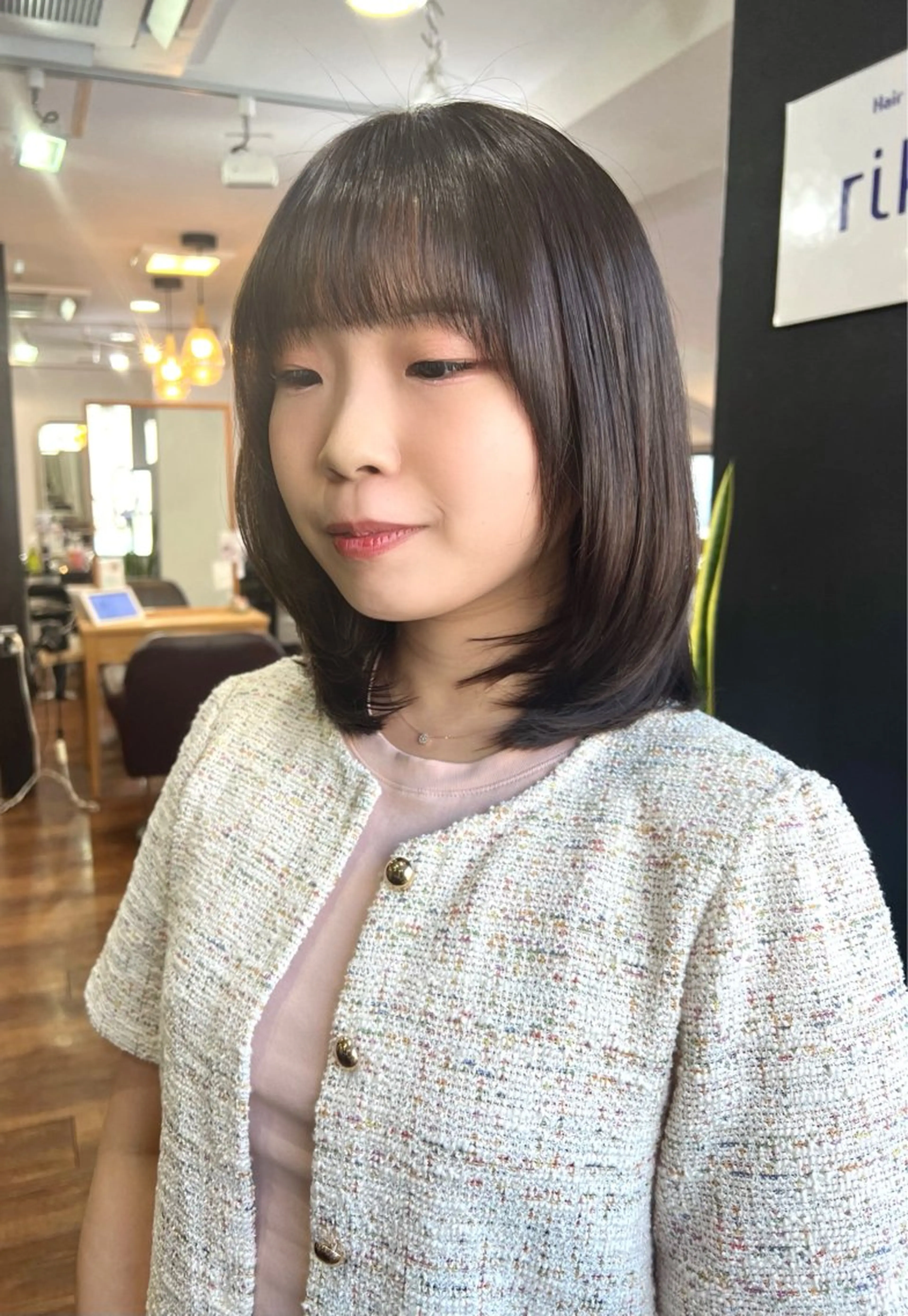カラー オリーブカラー ヘアカラー 韓国ヘア 🎀華澄のヘアスタイル