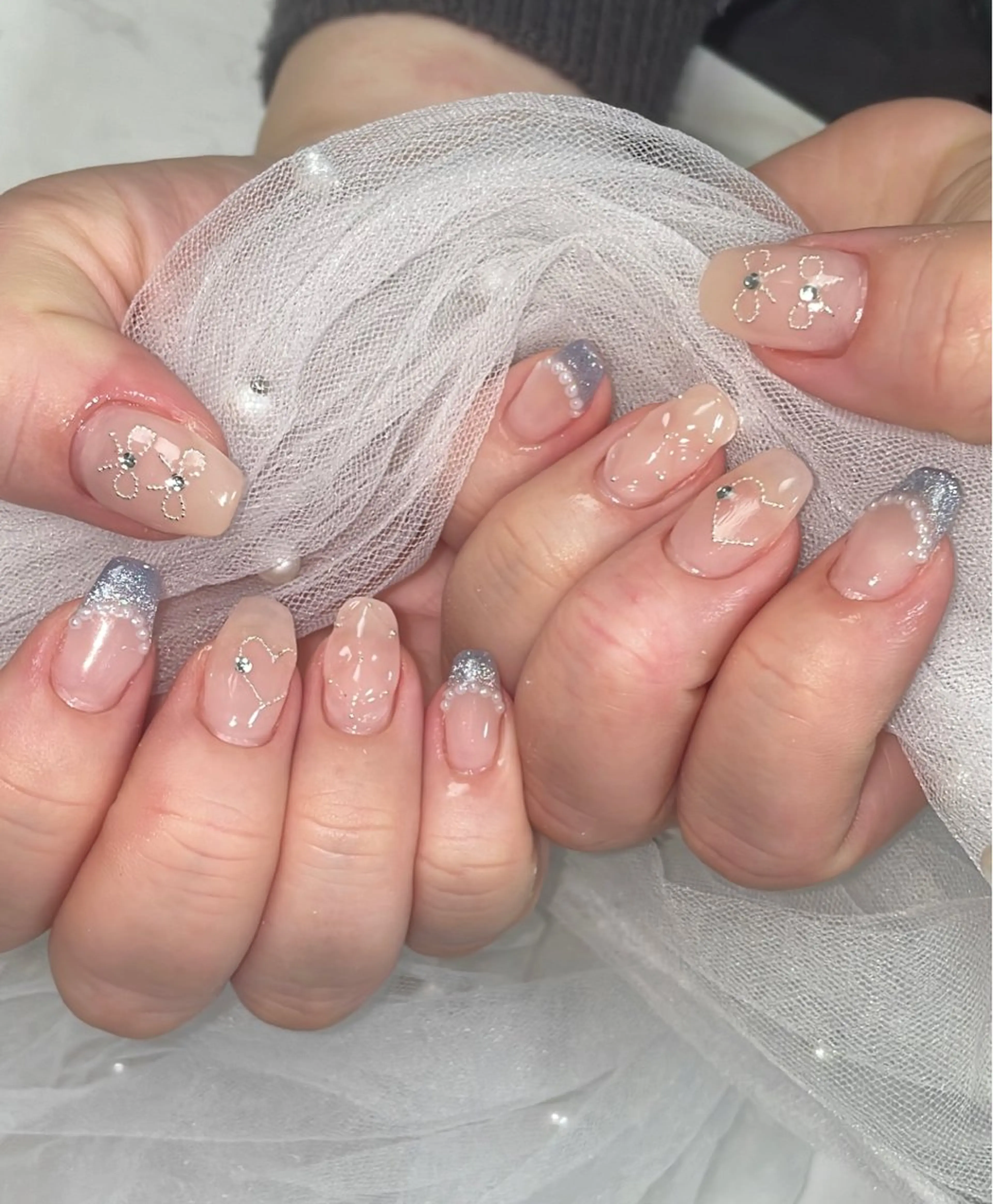 ネイル ハンドネイル ネイルサロンエクラ 🫧Shizukaのネイルデザイン
