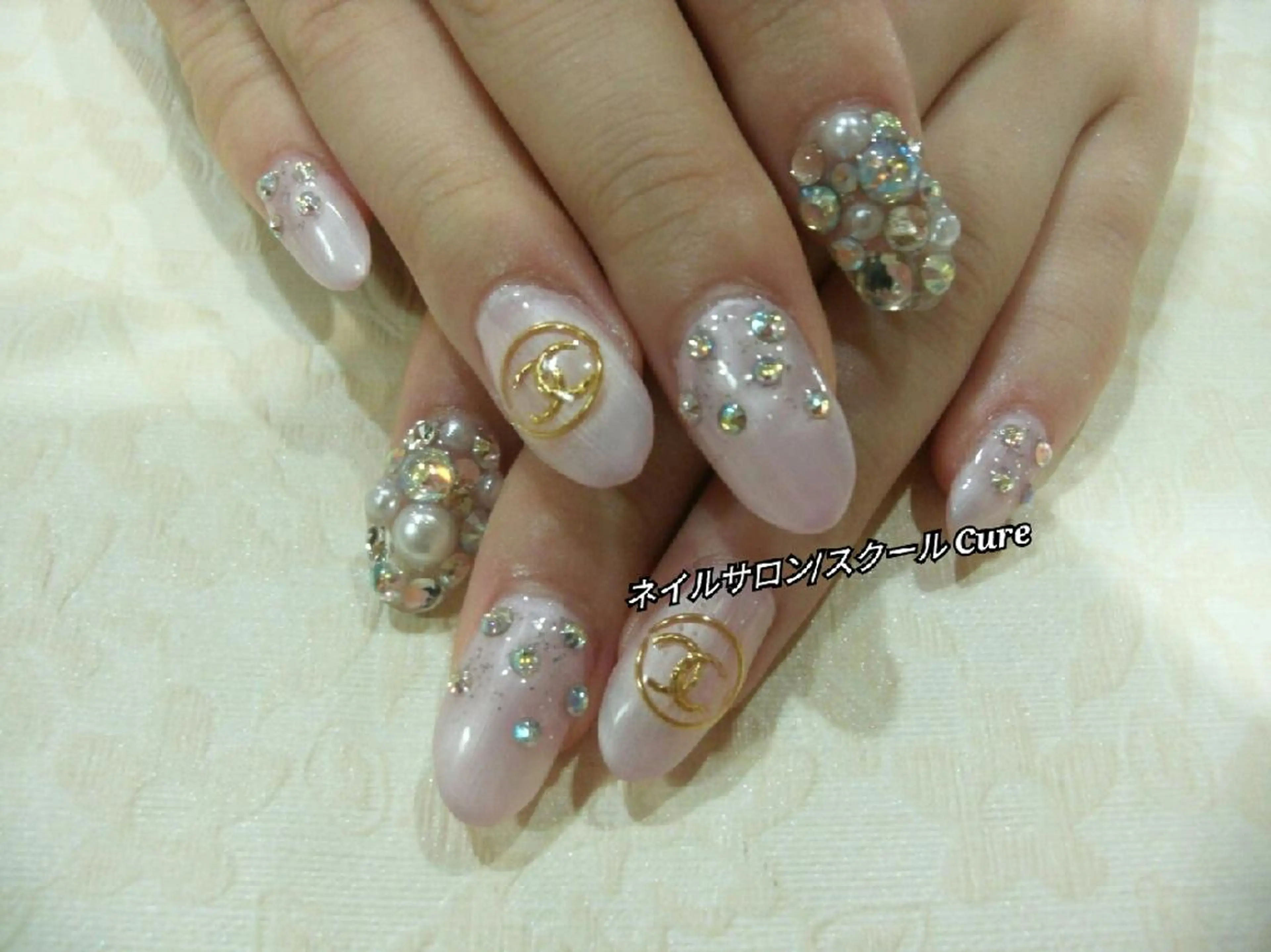 セミロング ネイル ネイルサロン Cureのネイルデザイン