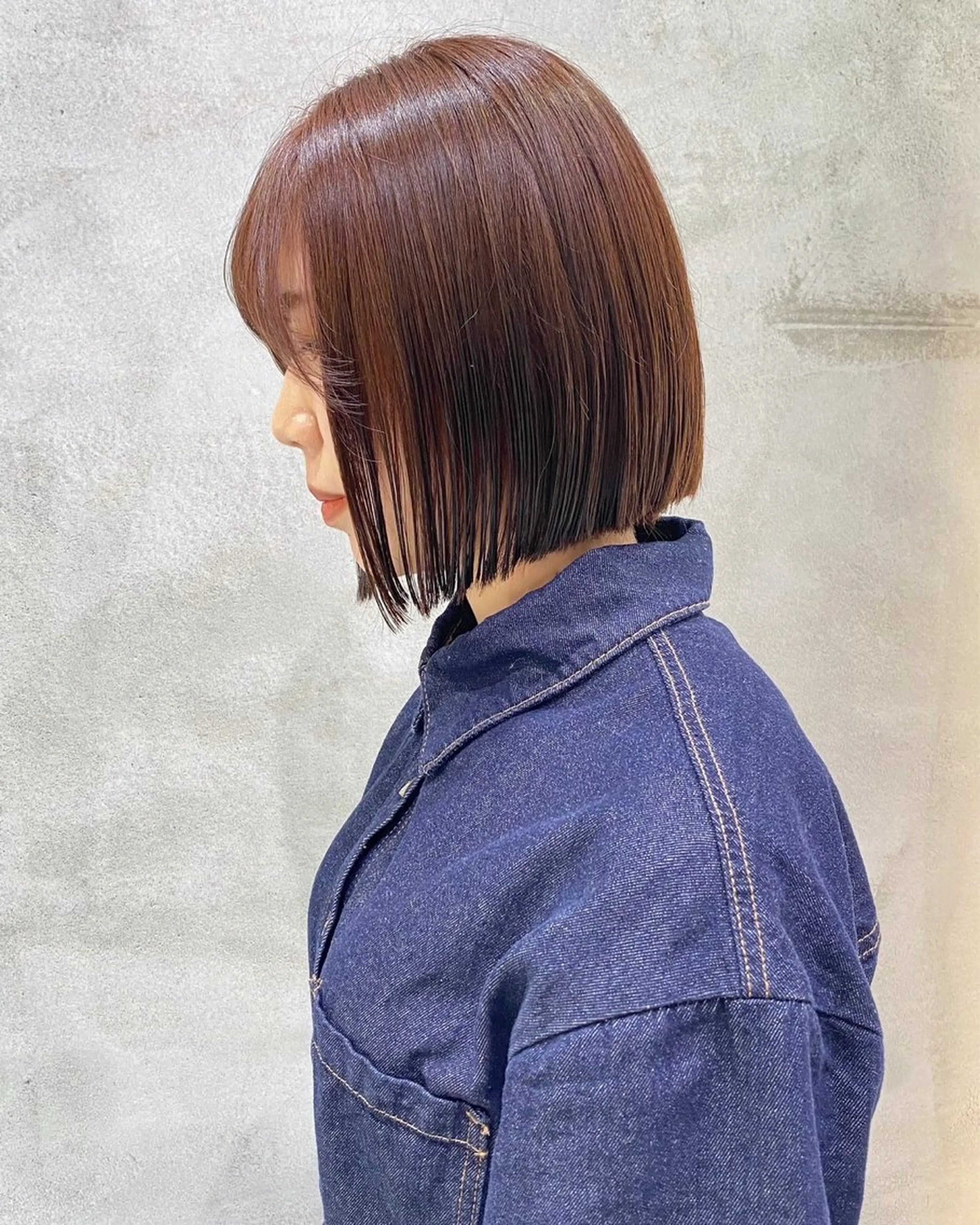 ショート カラー ボブ ヘアカラー トリートメント SHICUNE /ミホのヘアスタイル