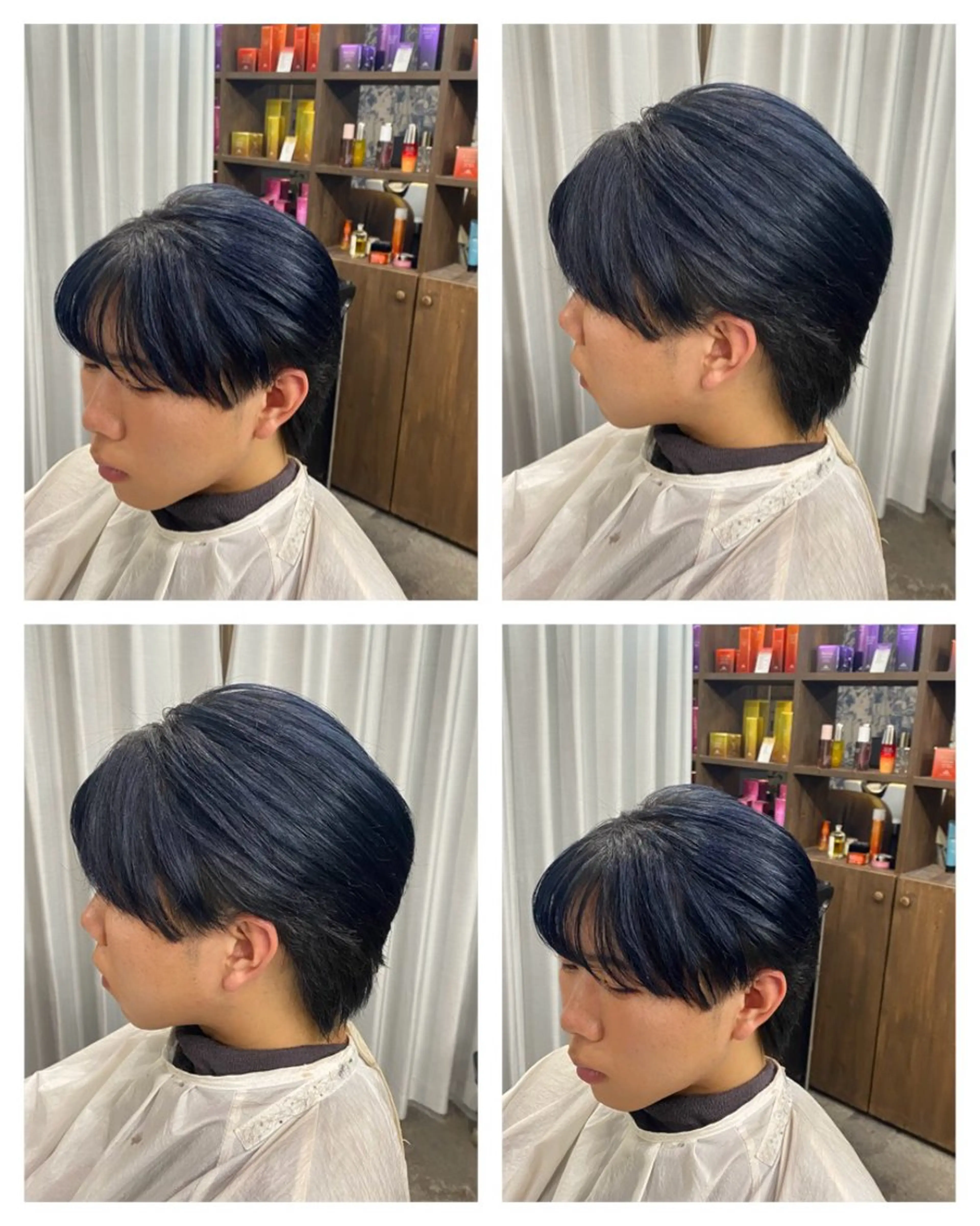 ミディアム カラー パーマ メンズ カット ヘアカラー パーマ トリートメント 👑錦糸町/毛流れ パーマ特化/NORIのヘアスタイル