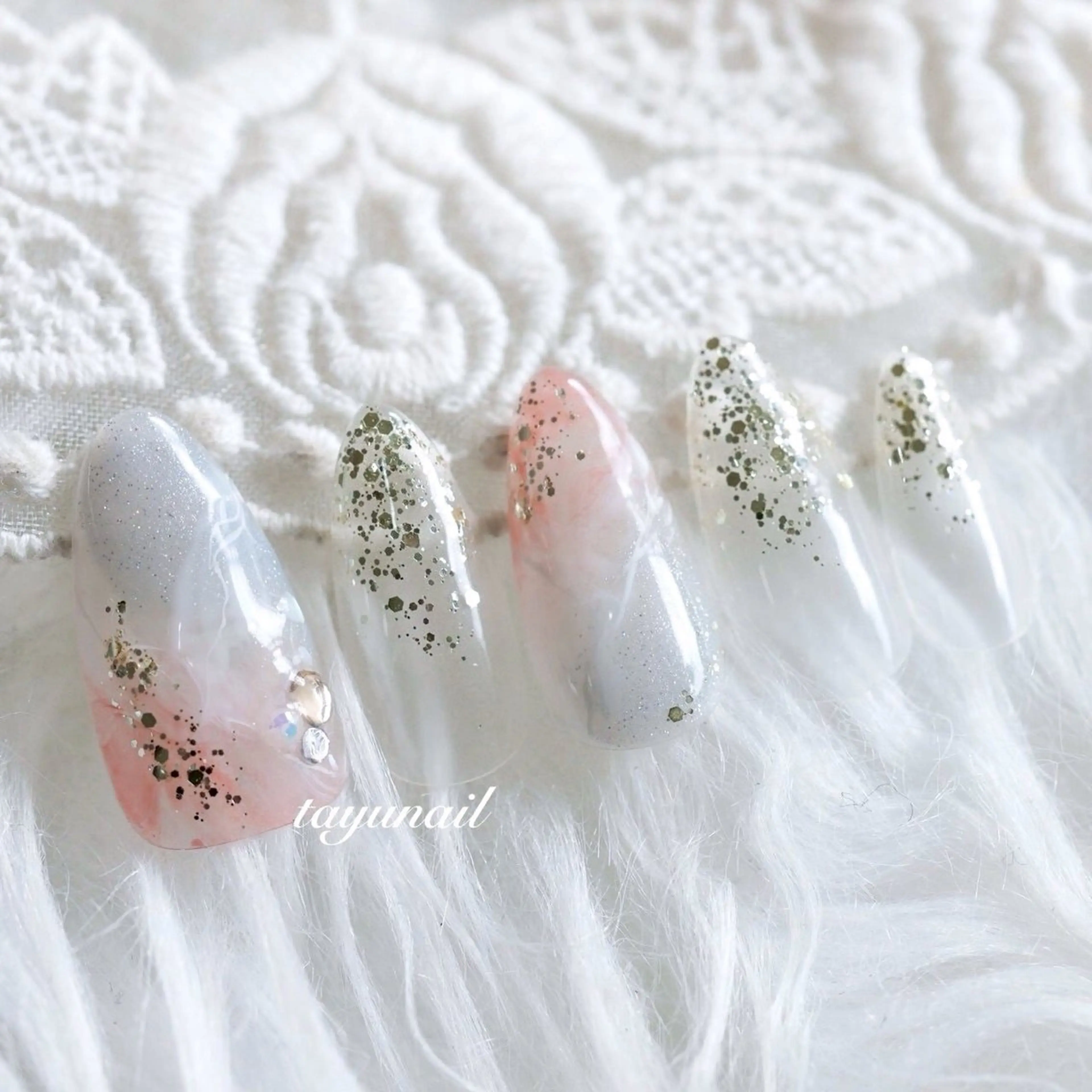 ネイル アートネイル ジェルネイル パラジェル ハンドネイル ネイルサロン 【たゆnail】のネイルデザイン