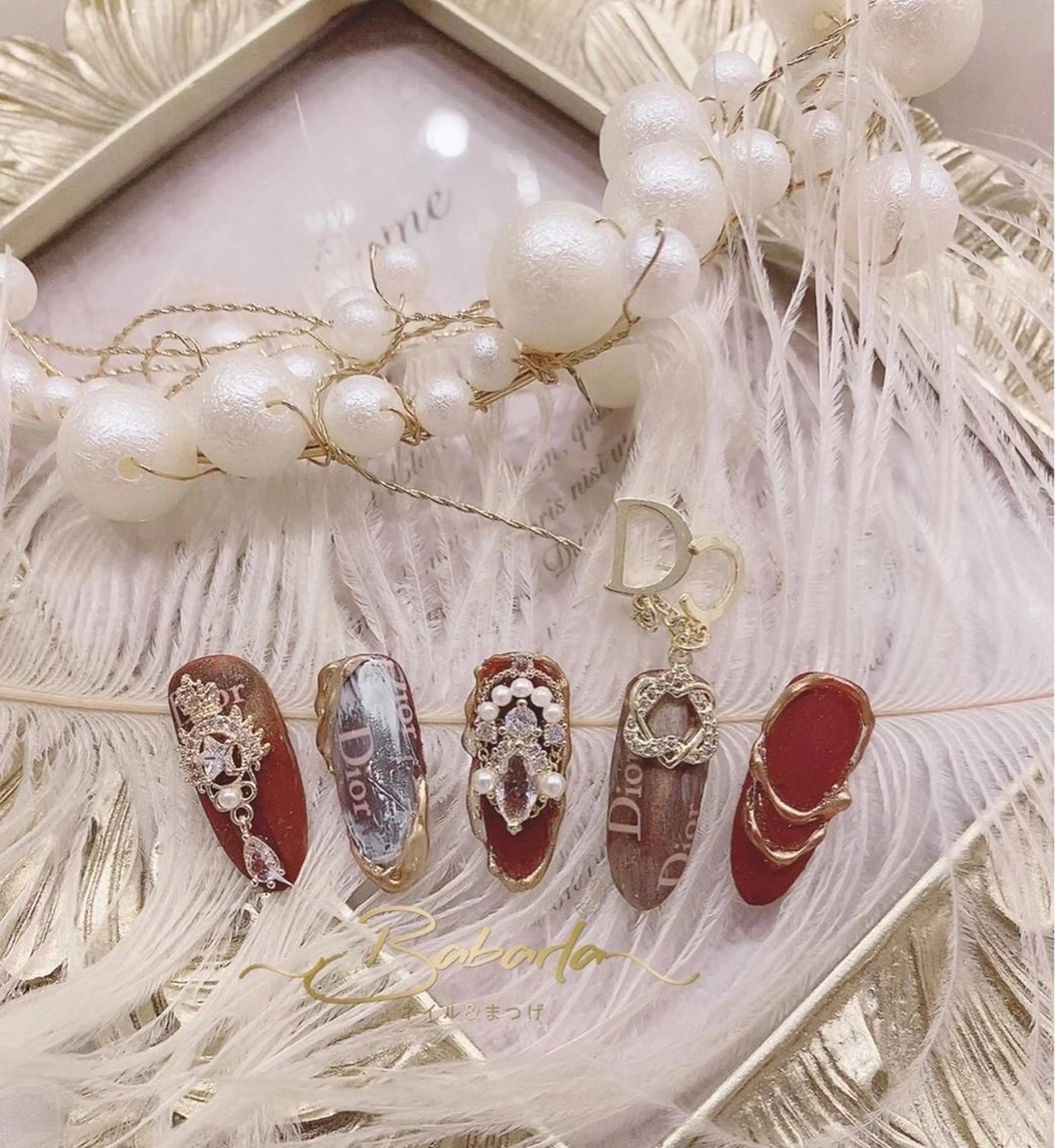 ネイル ジェルネイル ラメ(グリッター) マットネイル ミラーネイル ニュアンスネイル Babarla Nailのネイルデザイン