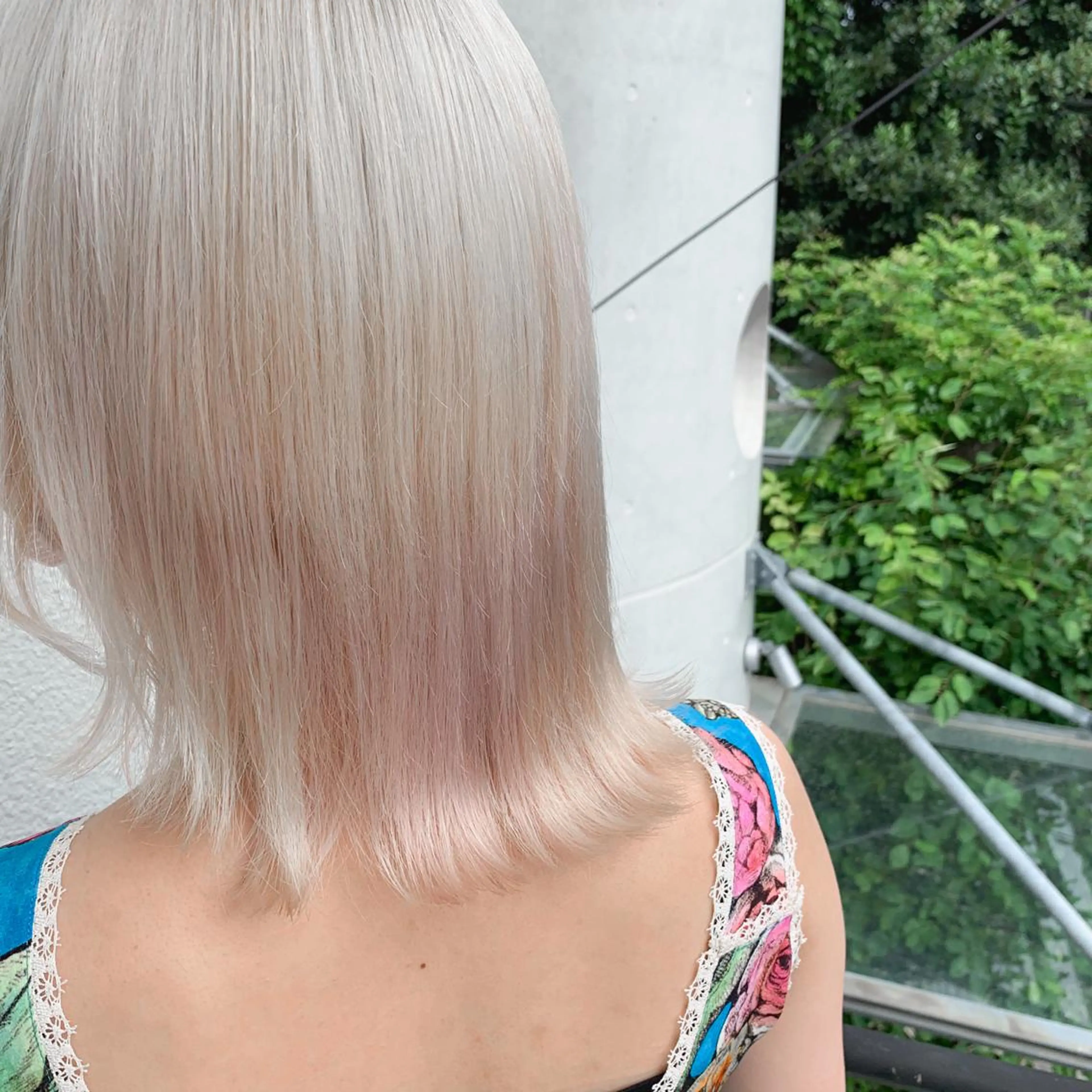 ショート カラー アディクシーカラー アクアカラー アッシュ バレイヤージュ ベージュカラー ヘアカラー トリートメント Lome'所属・✨ブリーチマスター✨ オクヤマヨウスケのヘアスタイル