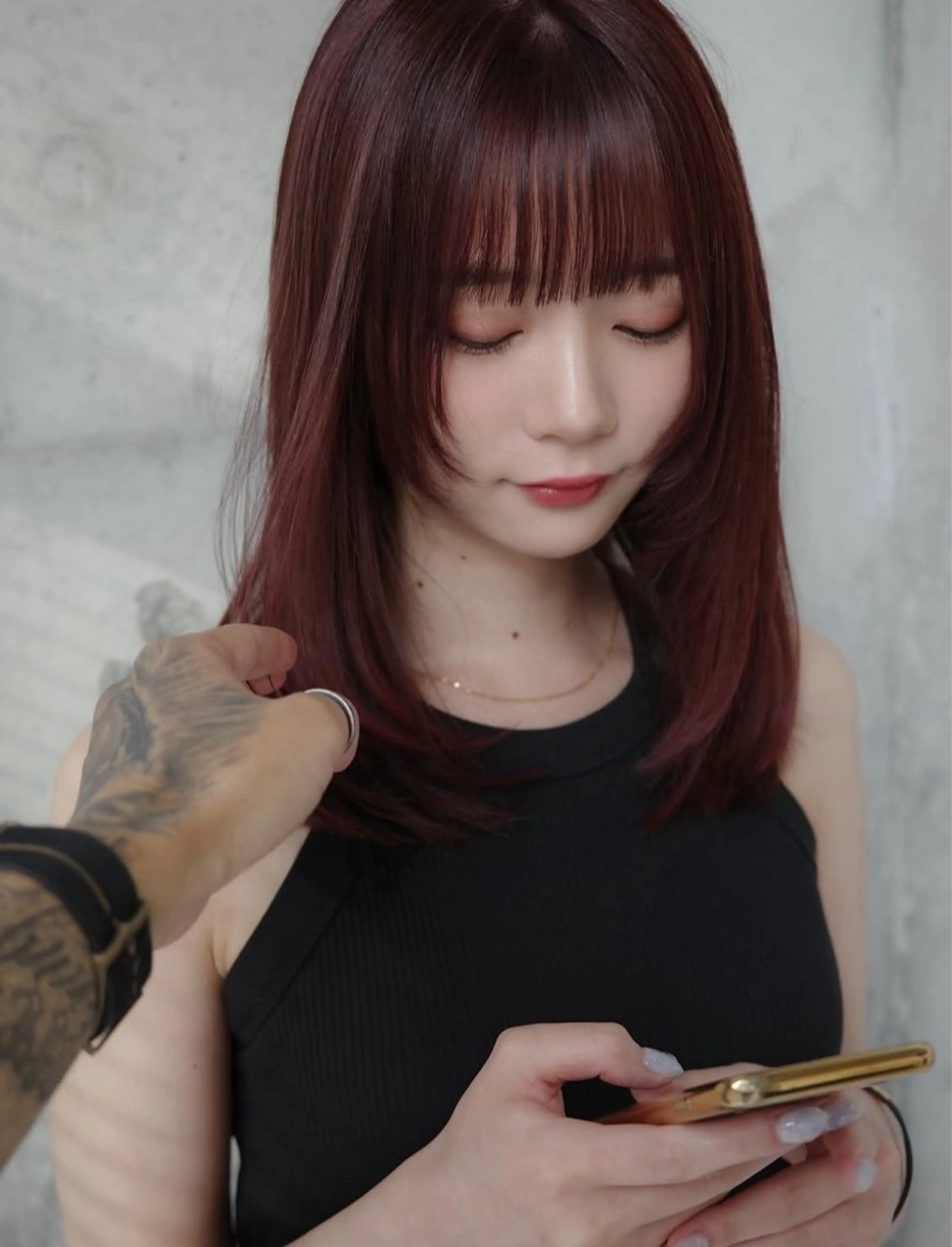 cut＋ color＋3step treatmentの写真