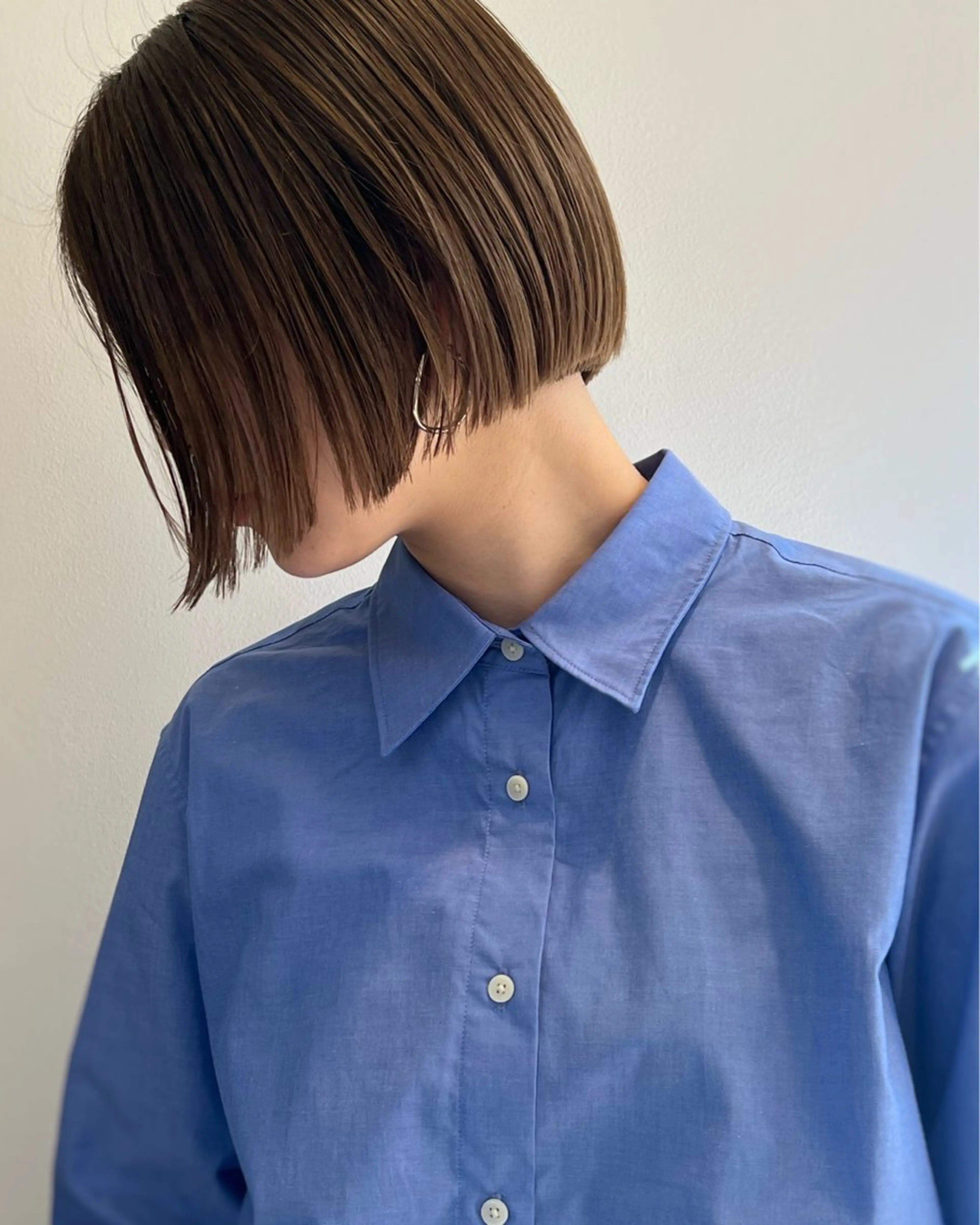 ショート カラー 切りっぱなしボブ ボブ 韓国風ヘア カット ボブ指名No.1/ ボブパーマ/ユキのヘアスタイル