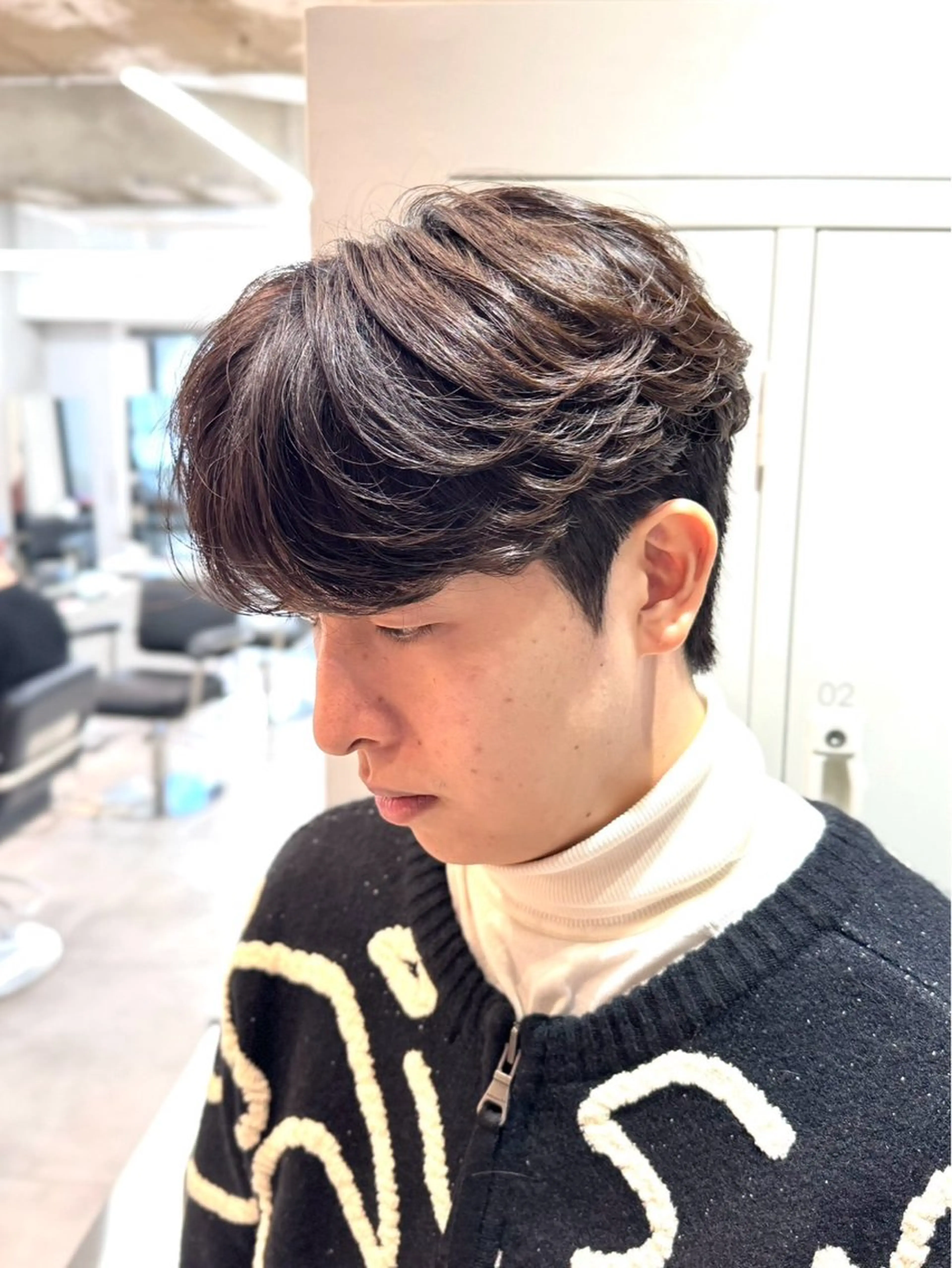 カラー 石井 魁人のヘアスタイル