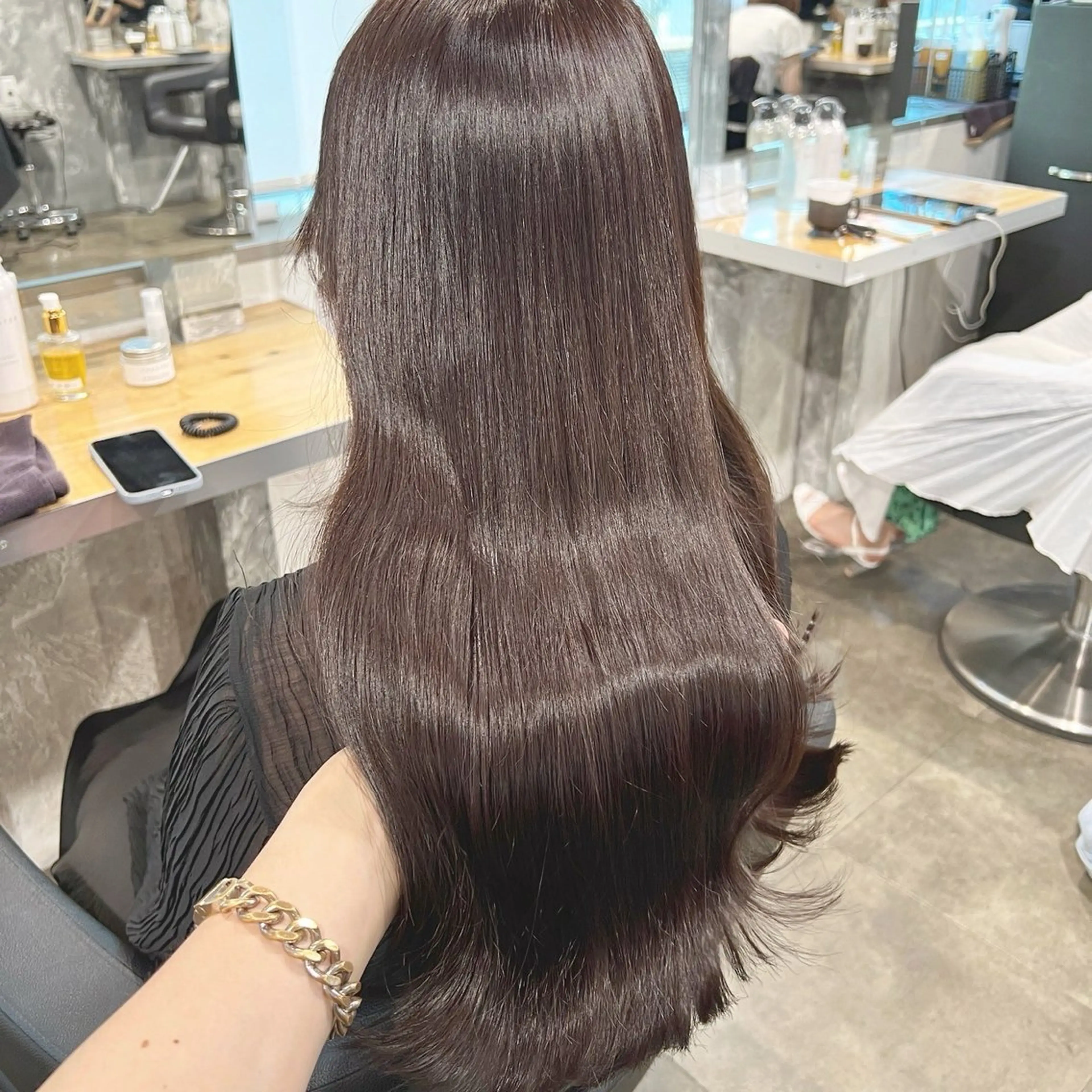 ミディアム カラー 🟦ニュアンス/メン ズパーマ横浜🟦のヘアスタイル