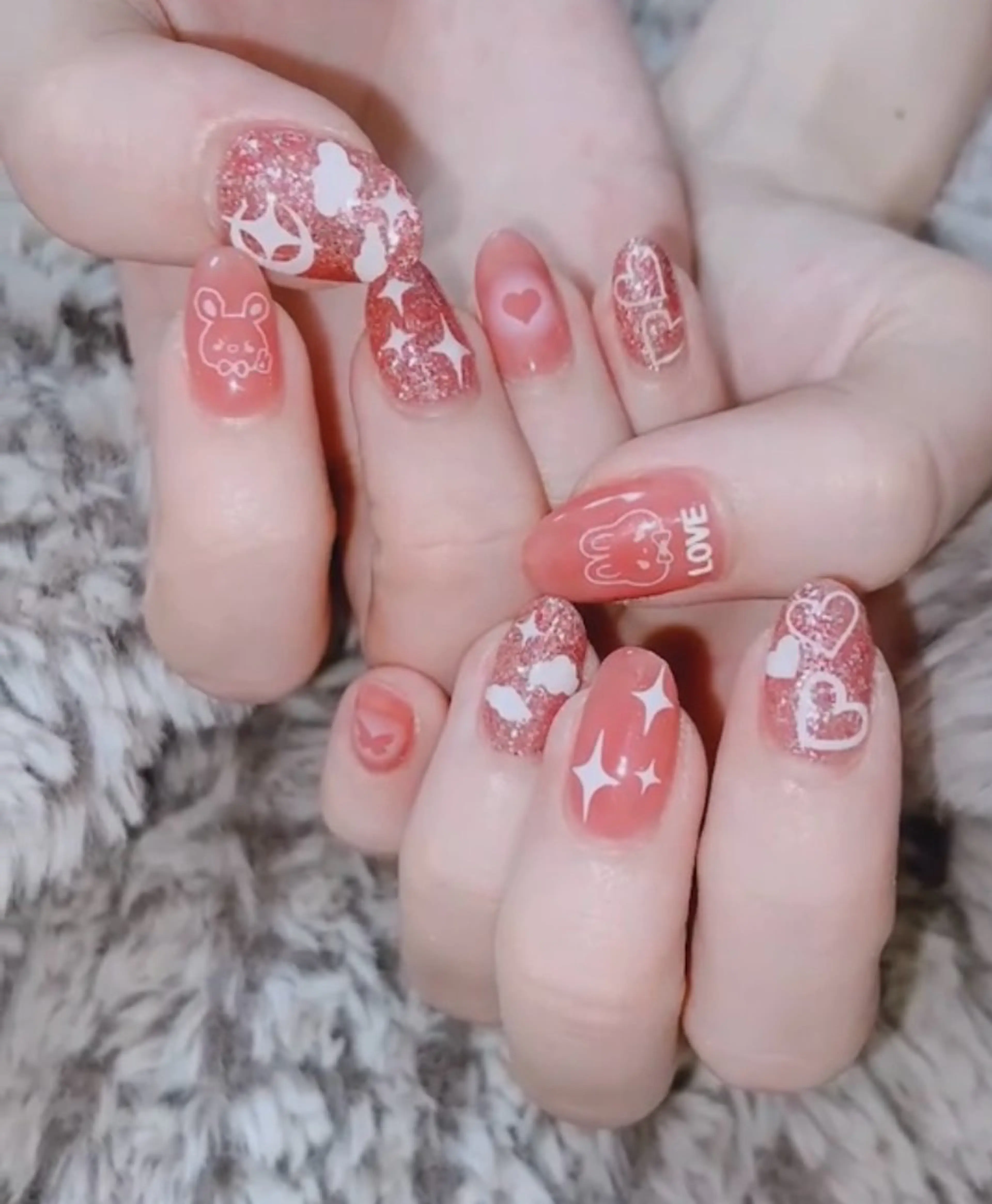 《OPEN記念★オフ込》ワンカラー+シールのせ放題　8980円⇒7980円の写真