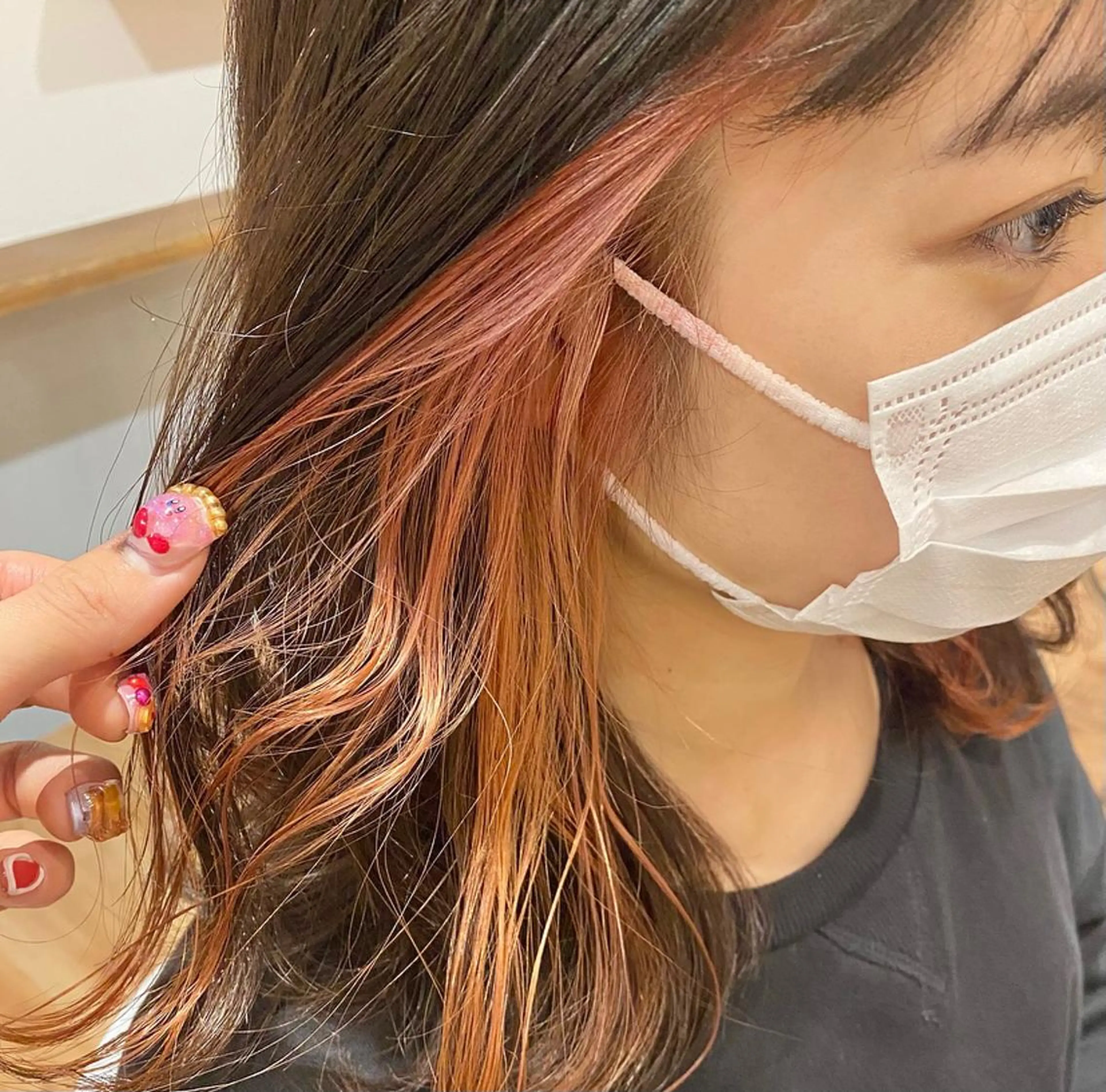 セミロング カラー 🌈🌸あおき みちる🌟💗のヘアスタイル