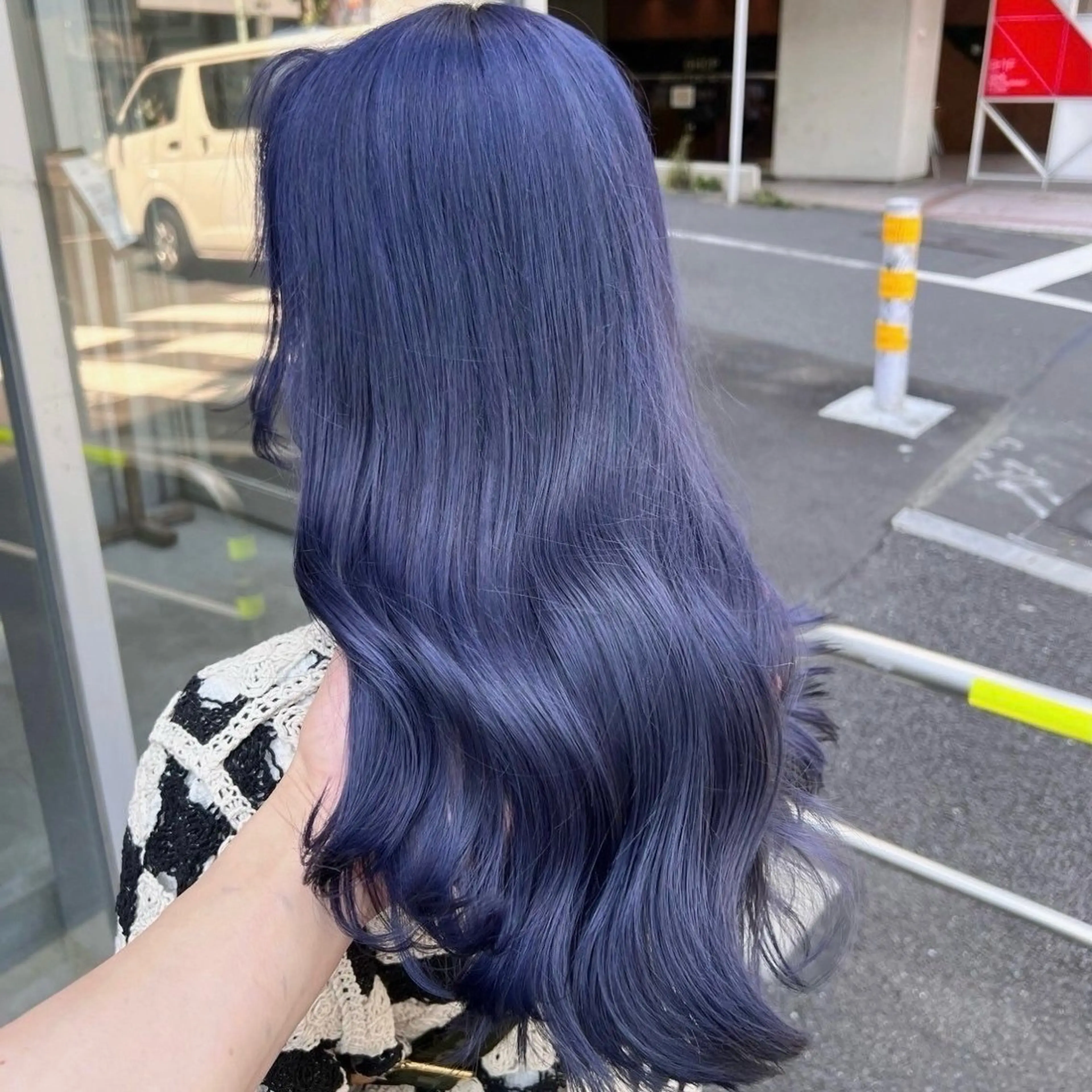 ロング カラー 韓国っぽ♡寒色/暗髪 🫧MOEKA🦋のヘアスタイル