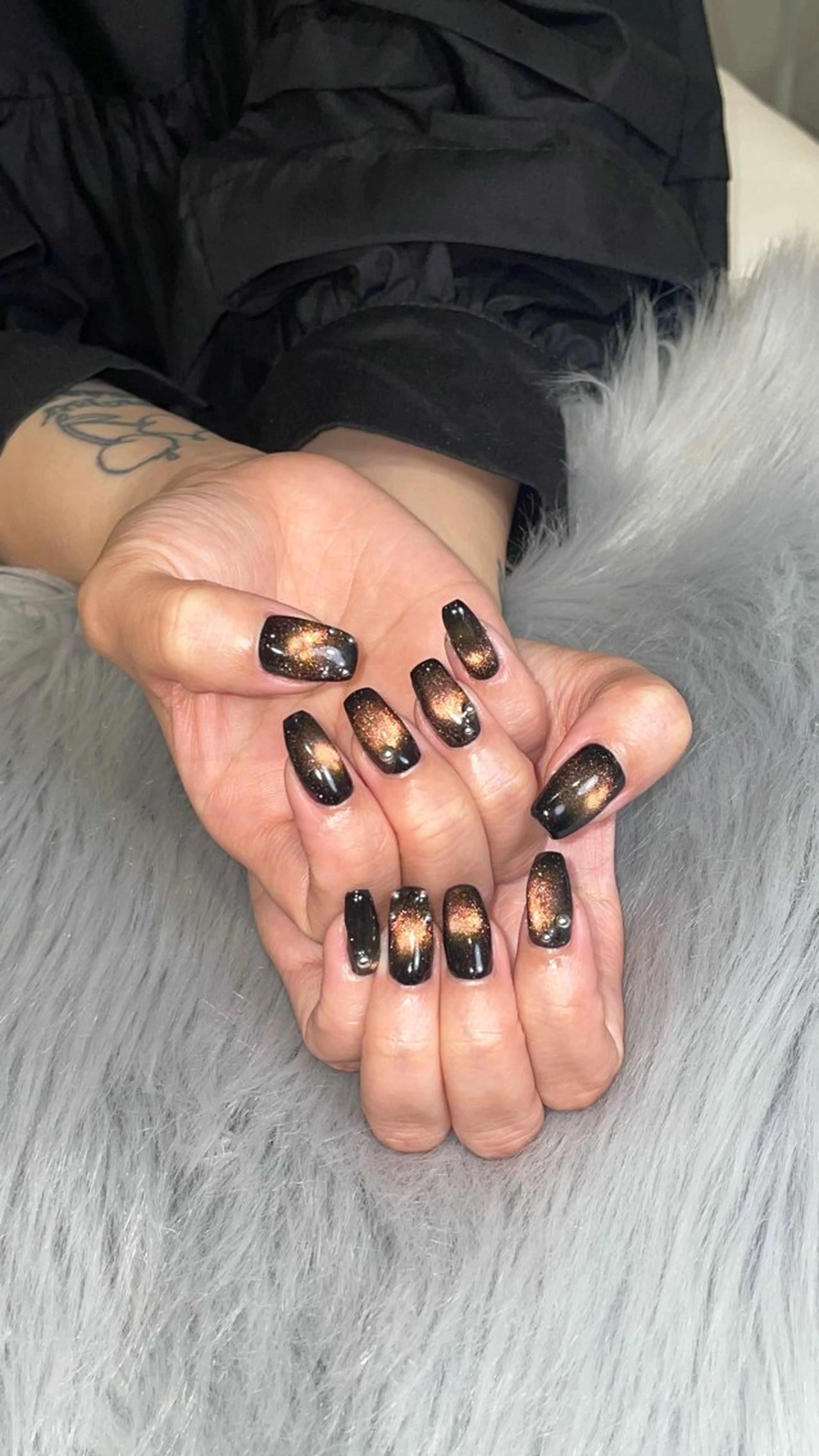 ネイル ラメ(グリッター) ハンドネイル RICO Nail パーツつけ放題🌈のネイルデザイン