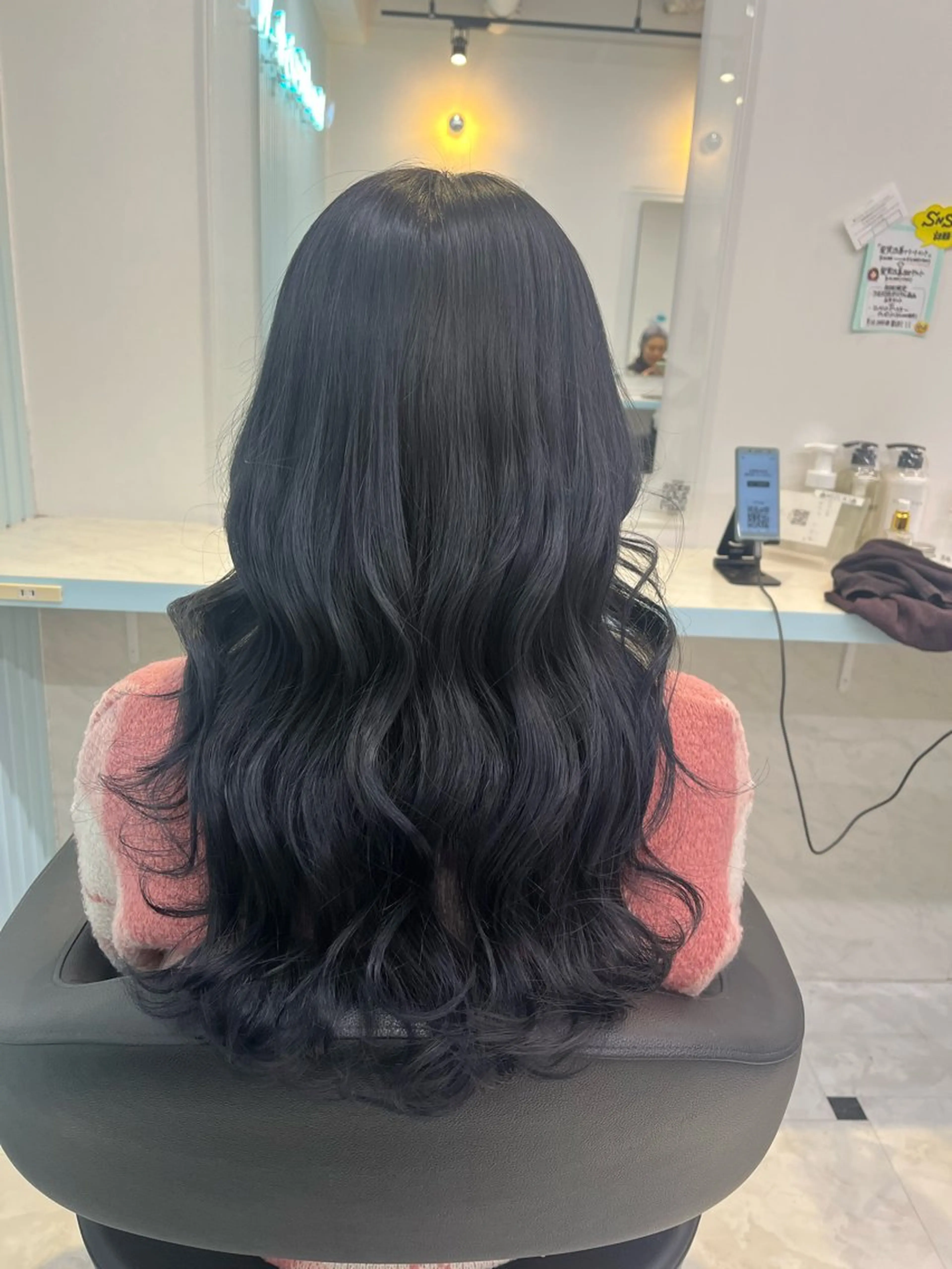 ロング カラー ヘアカラー ブリーチカラー 🩵MIZUKIのヘアスタイル