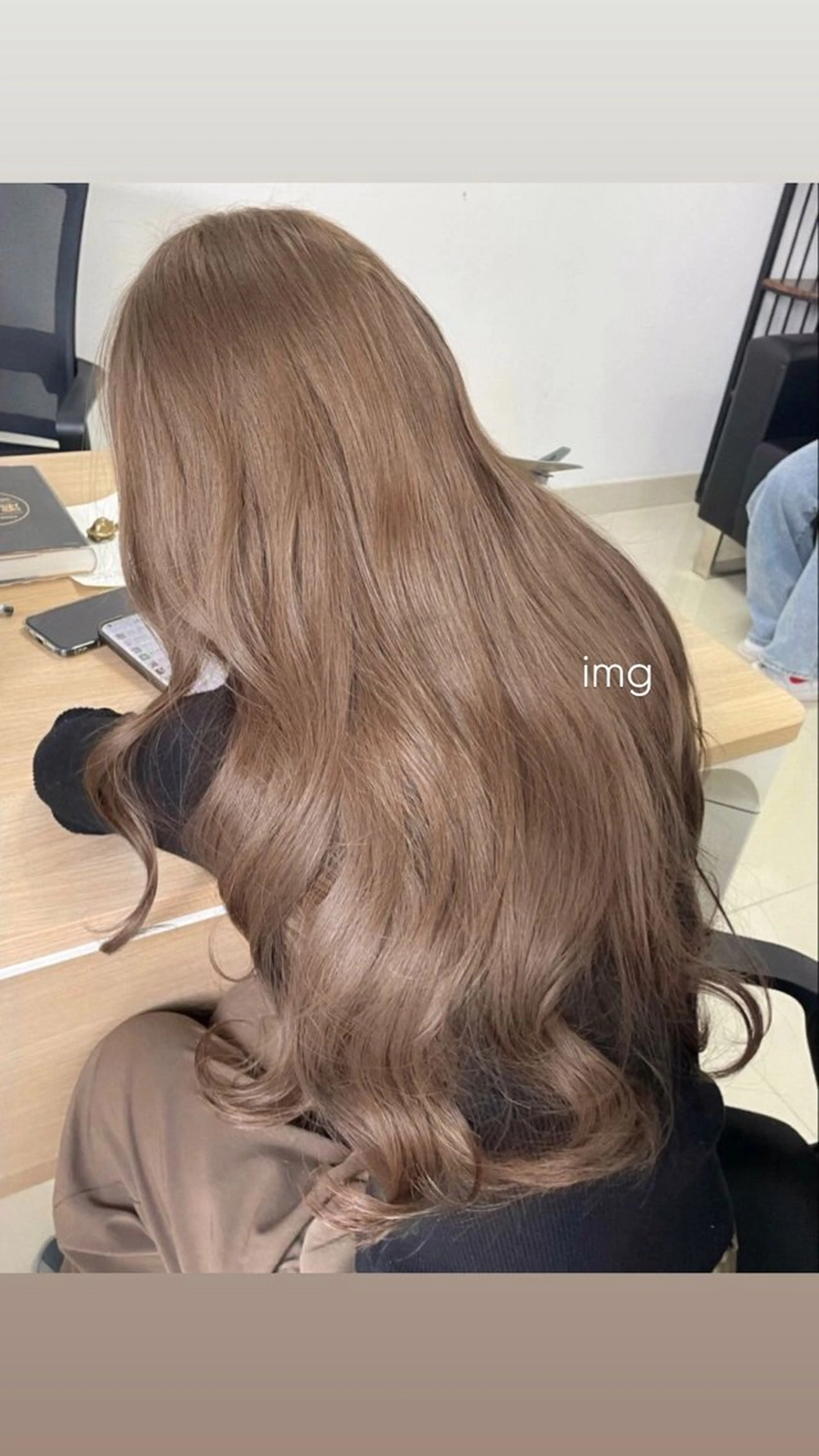 カラー ベージュ・ラベンダー カラー🎀りりのヘアスタイル