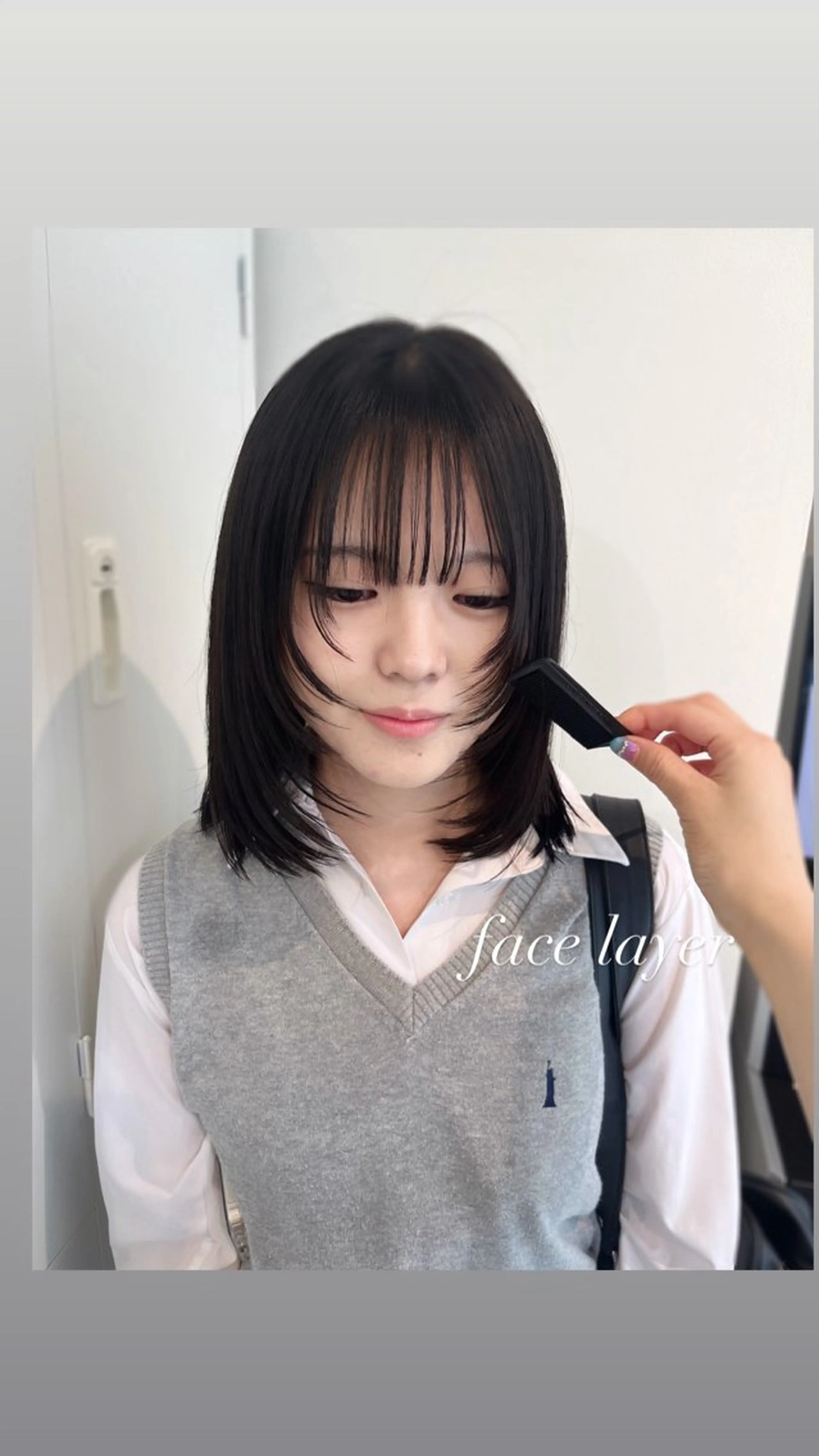 ミディアム レイヤーカット Miku🪄💫 フェイスレイヤーのヘアスタイル