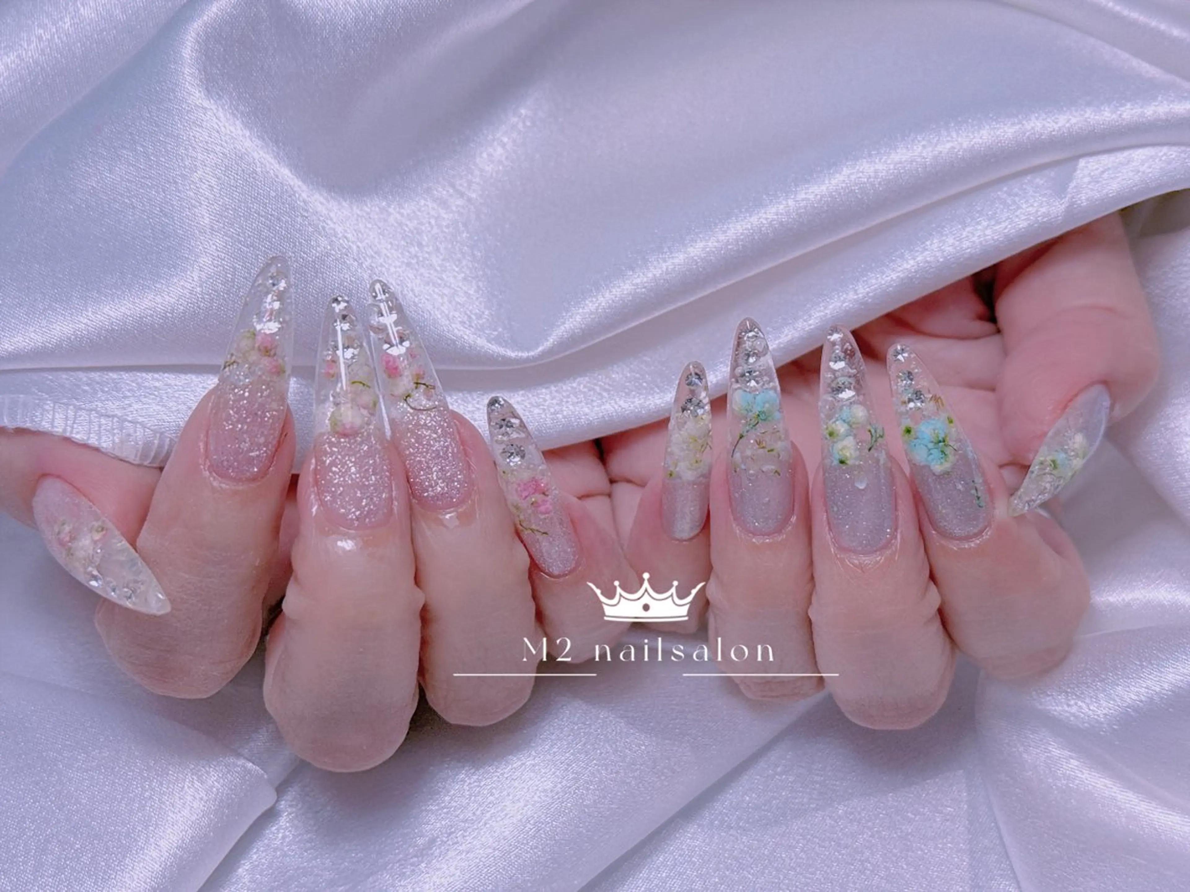 ネイル ハンドネイル 長さだし専門店 M2　rikaのネイルデザイン