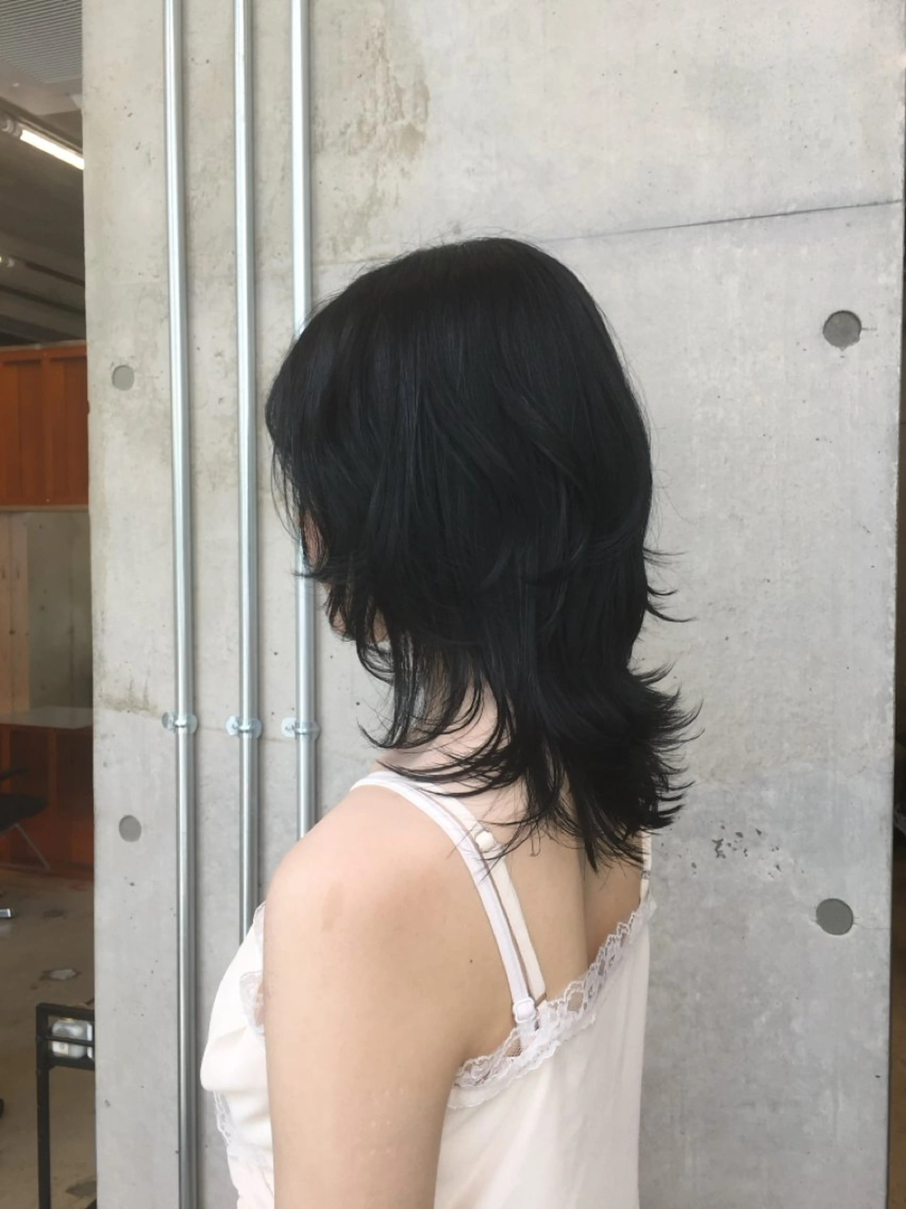 ミディアム カラー ショートボブ ミディアムパーマ アディクシーカラー ブリーチ ケアブリーチ KAAI ㅤのヘアスタイル