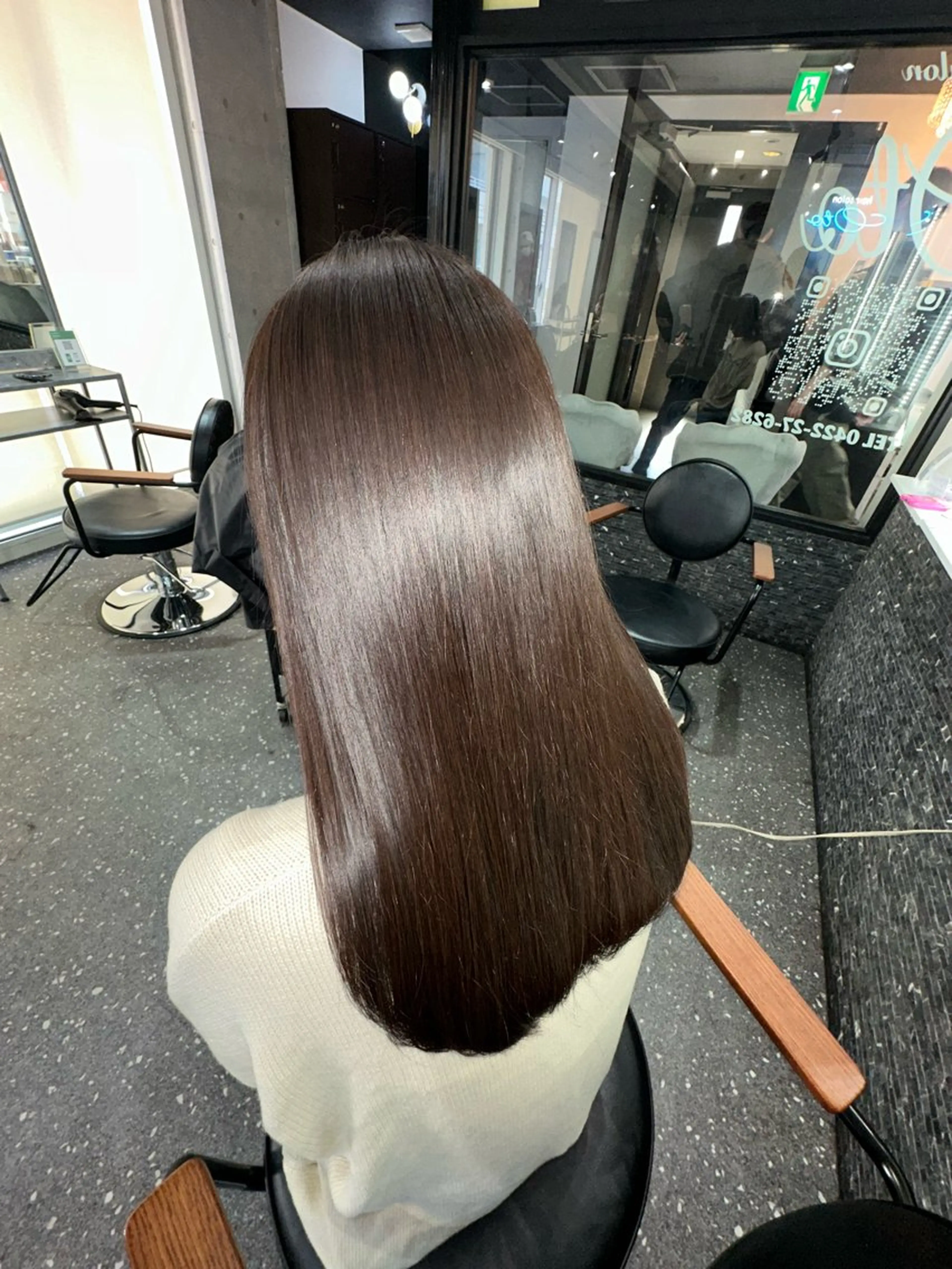 ロング パーマ カット 縮毛矯正 トリートメント 髪質改善⭐️縮毛矯正 中野⭐️Rinaのヘアスタイル