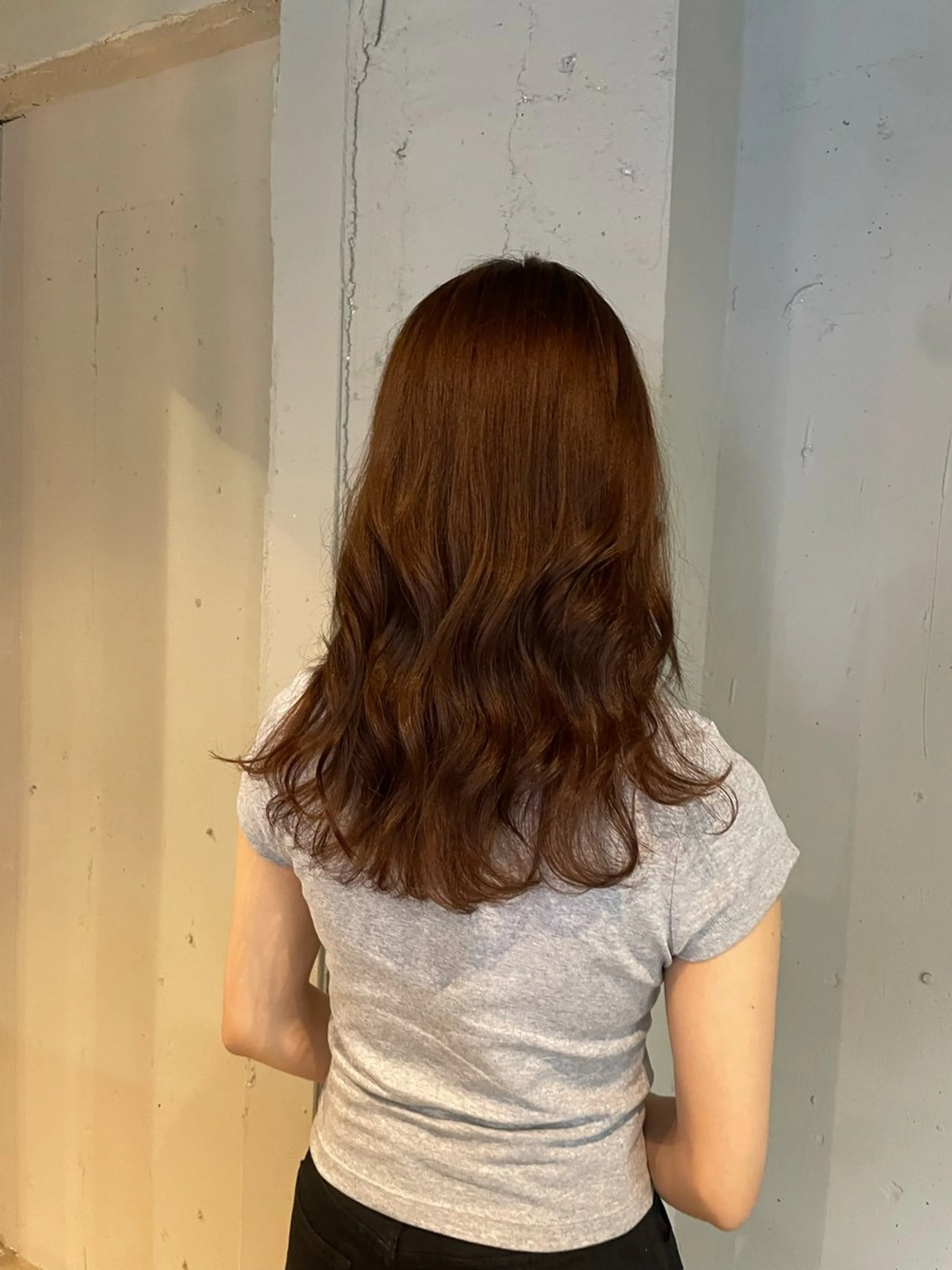 ロング カラー 透明感・美髪 monsoワニベユナのヘアスタイル