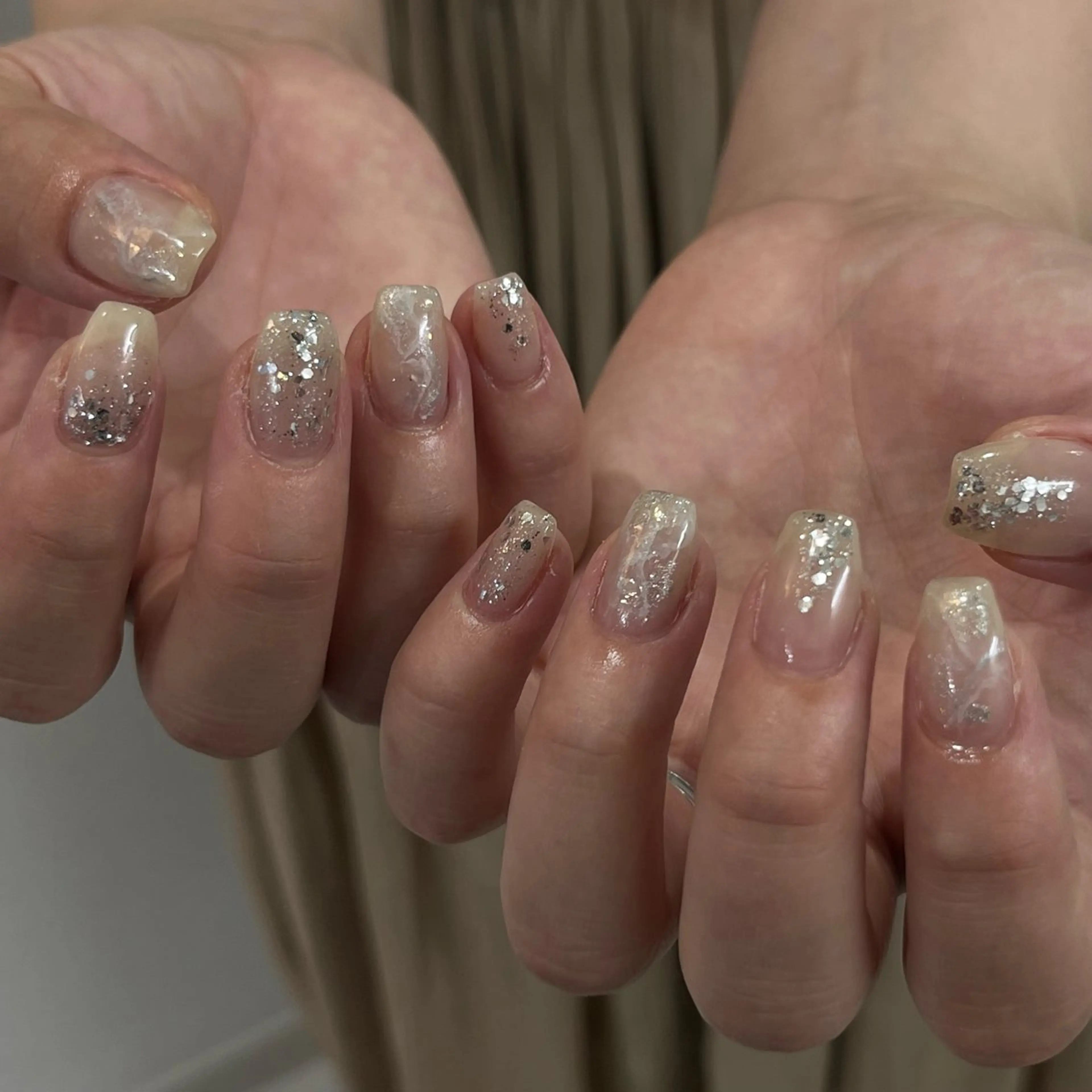 ネイル Ray. ちゅるん系ニュアンスのエステ・リラクイメージ