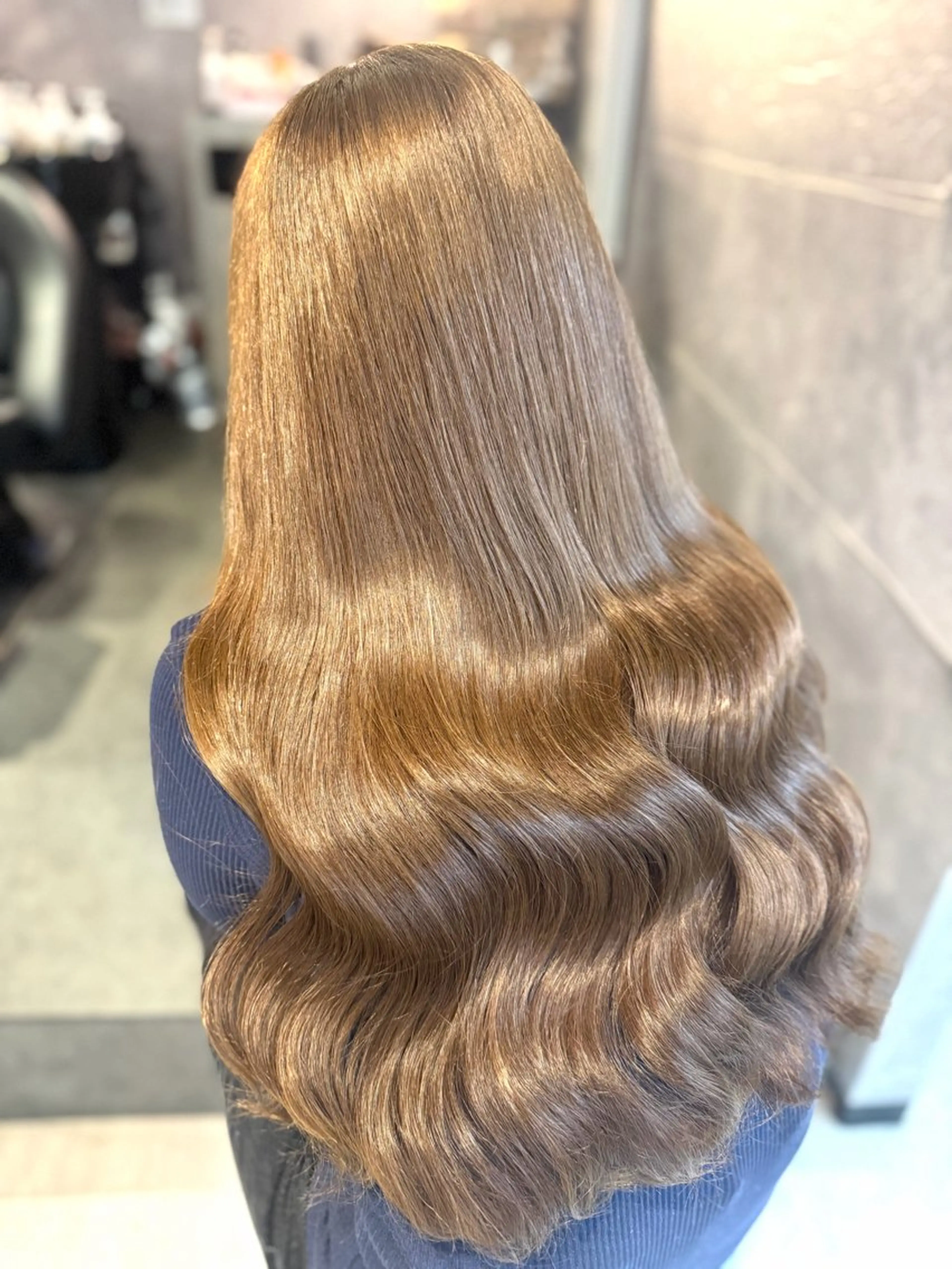 【初カラーで迷ってる方へ‼️】ブリーチなしダブルカラー➕保湿たっぷりできる1stepケアトリートメント⭐️の写真