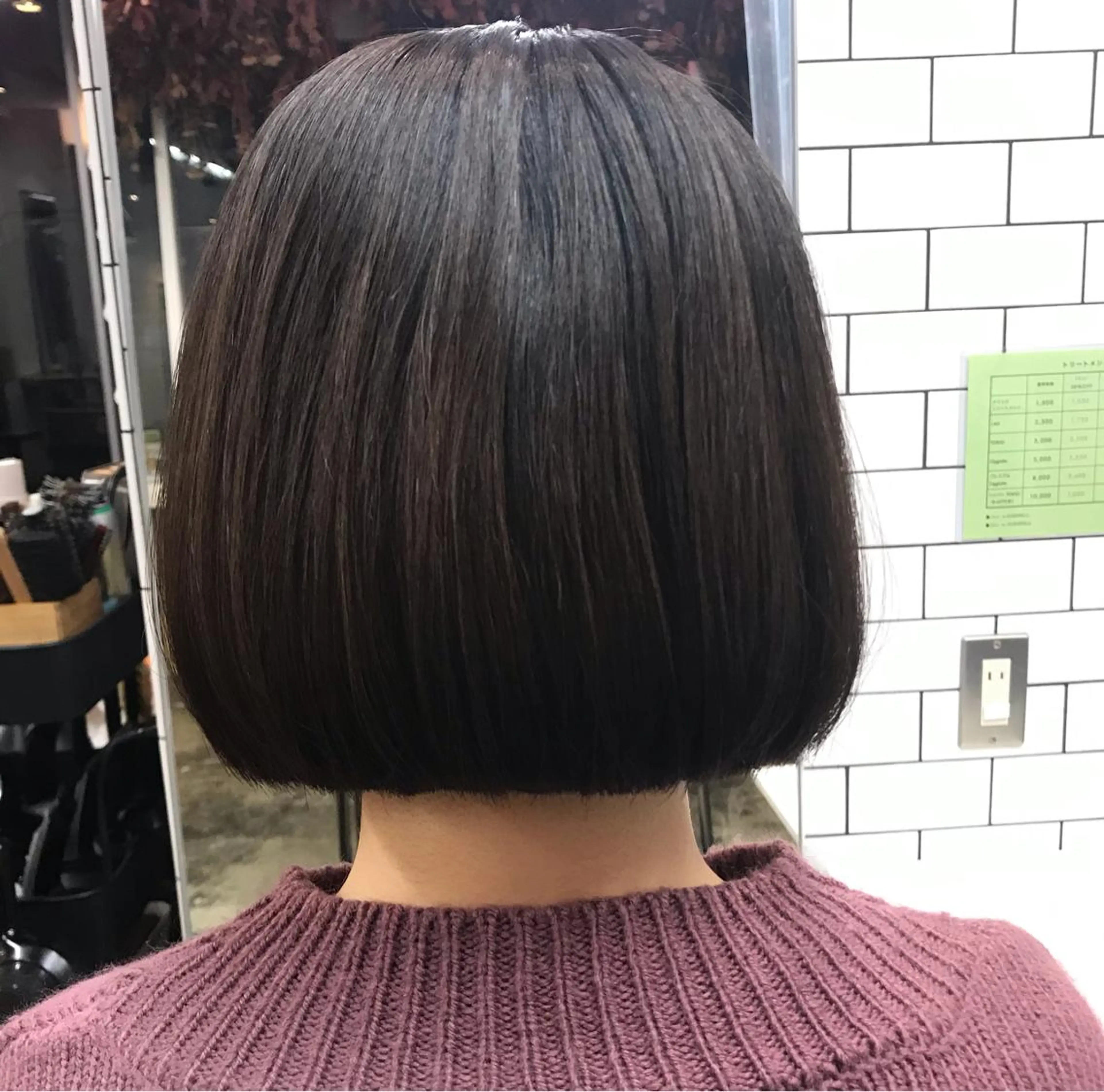 ミディアム 縮毛矯正 ハイトーン 🌷ハルミ🌷のヘアスタイル