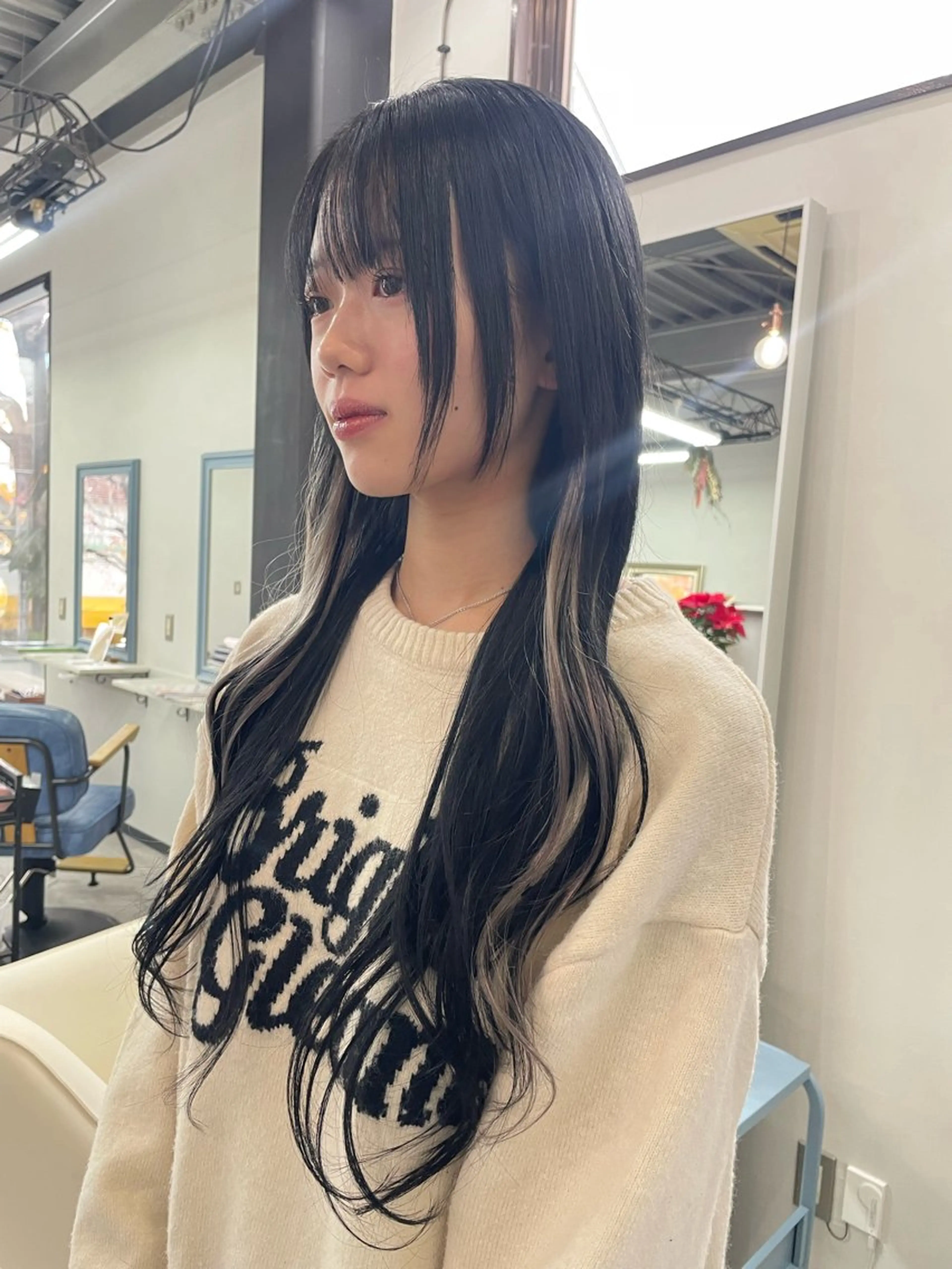 エクステ オノ アカネのヘアスタイル