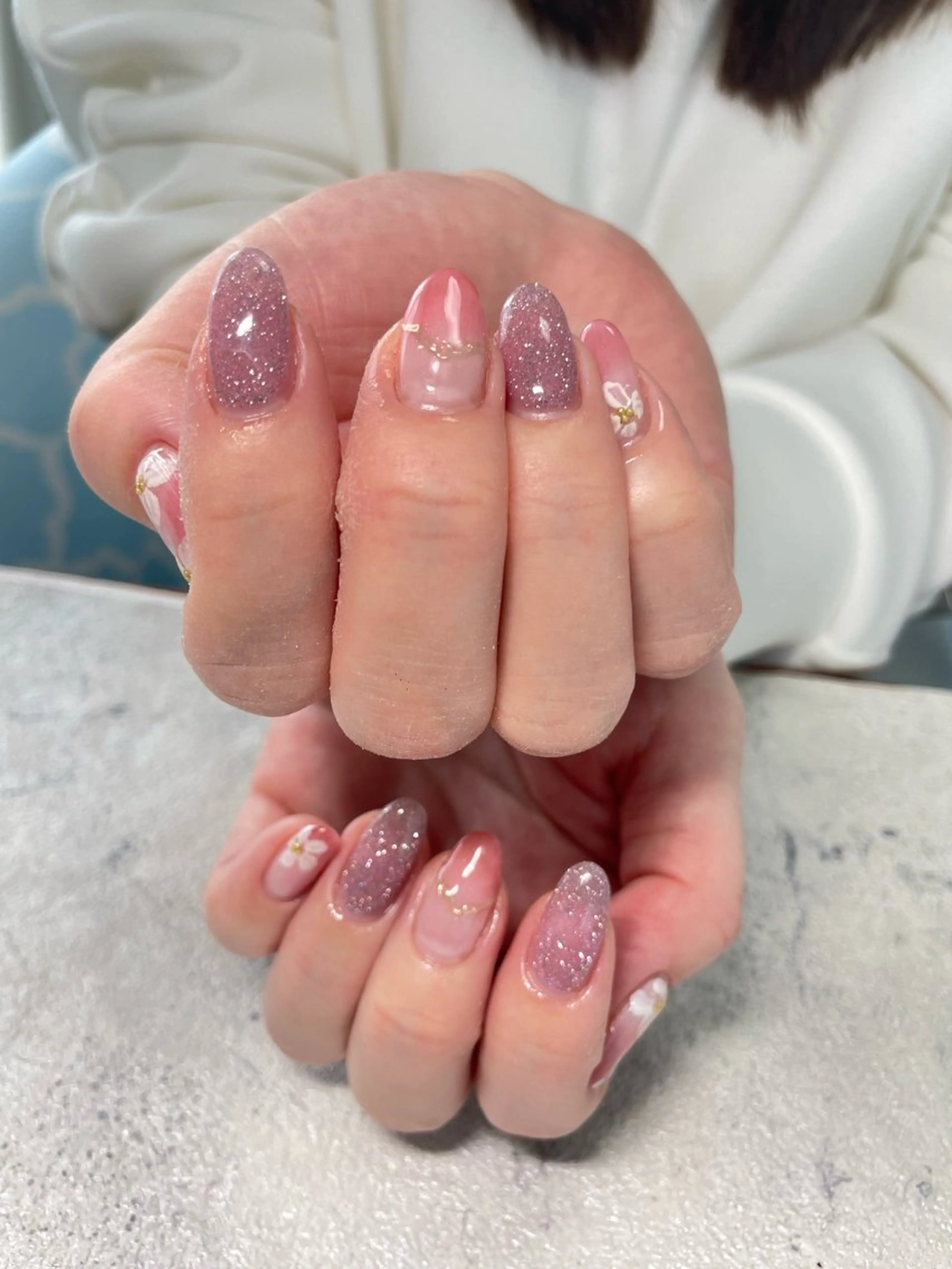 ネイル フラッシュネイル フラワーネイル はるひな ねいるのネイルデザイン