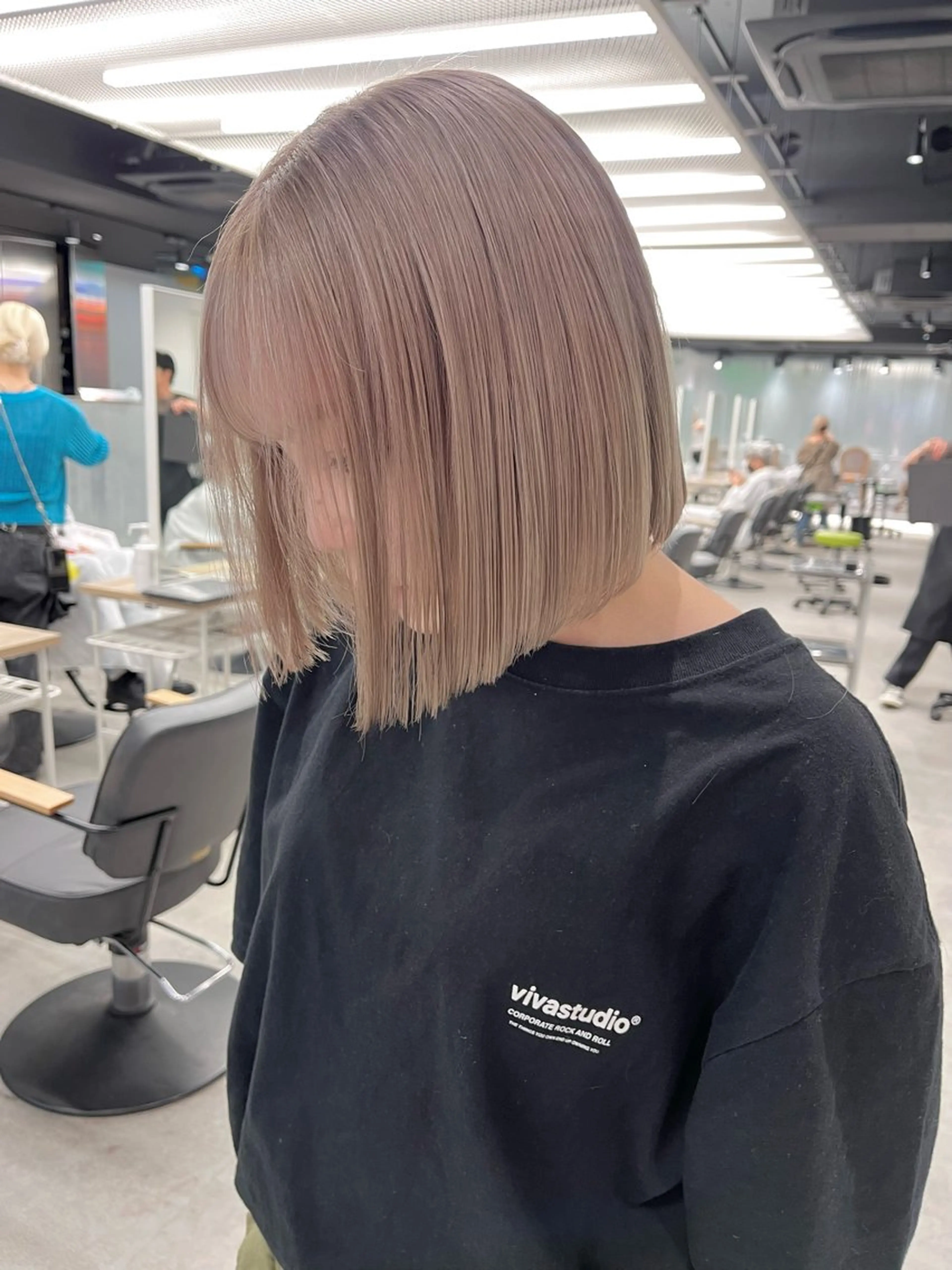 セミロング カラー ヘアカラー カンナ【Y2Kネイル /コーンロウ】のネイルデザイン