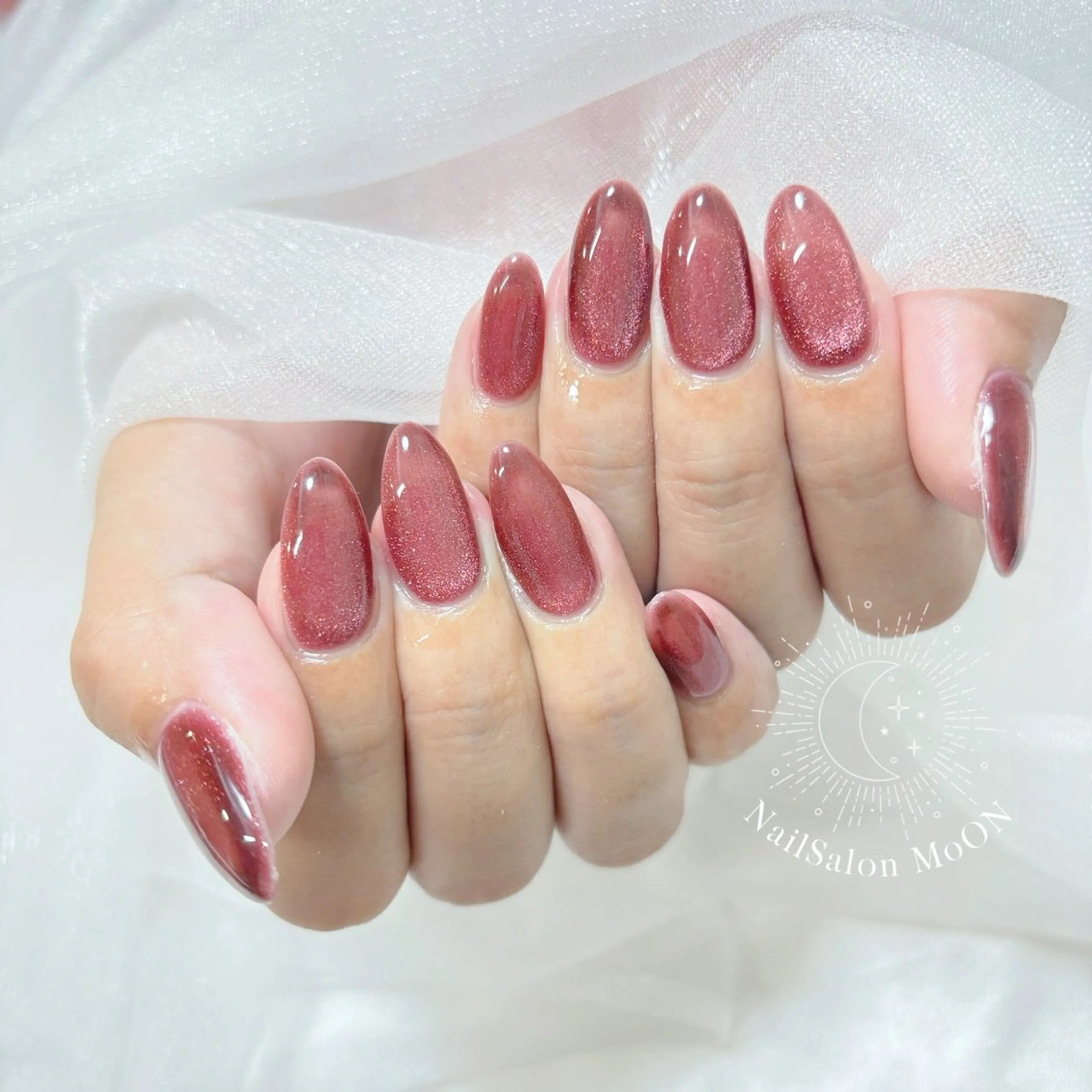 ネイル マグネットネイル ハンドネイル ハンドケア MoON...❤︎ MeGuのネイルデザイン