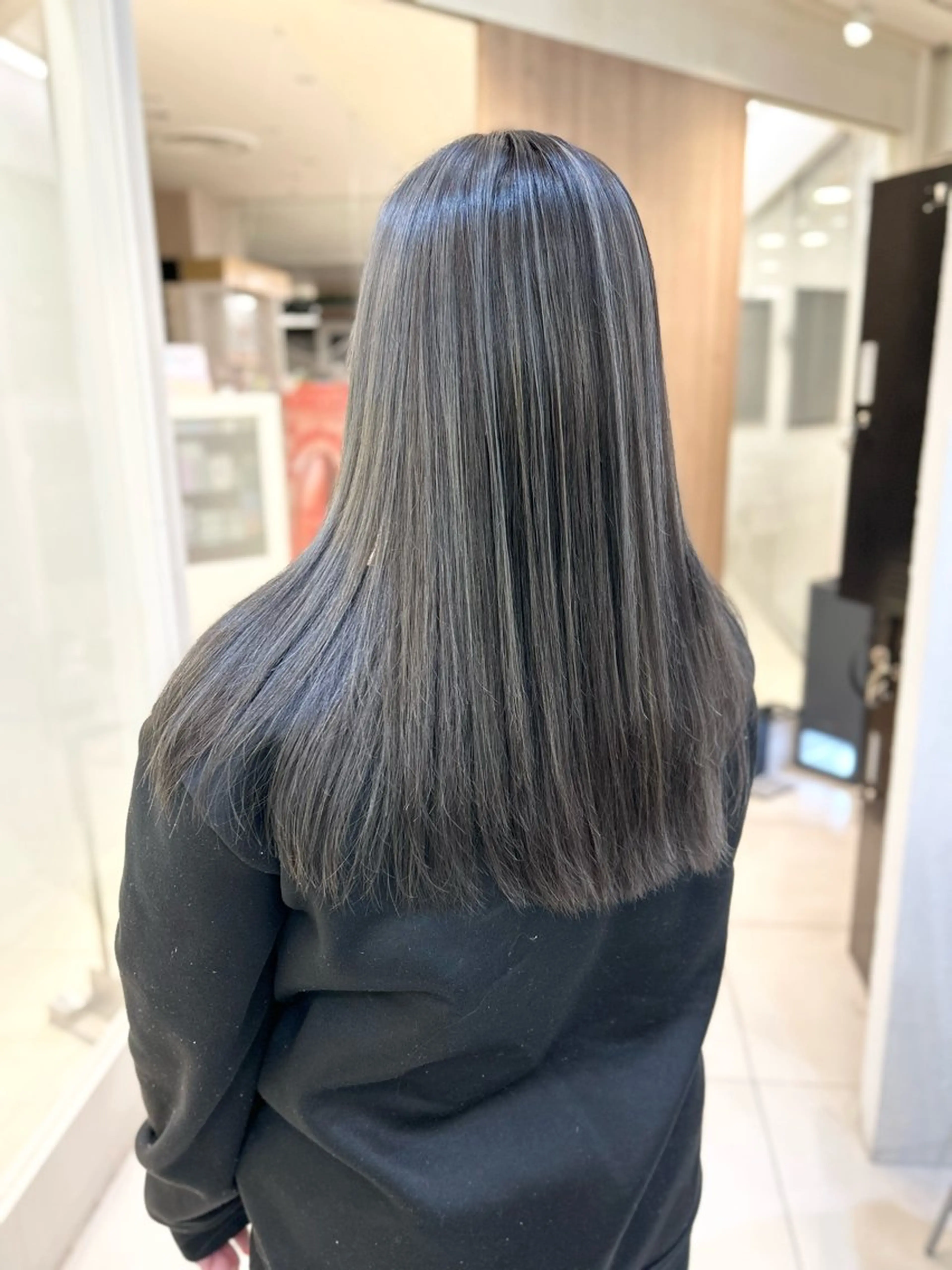 ロング カラー ハイライトカラー ハイライト カット ヘアカラー トリートメント 似合わせカラー/艶 髪質改善/ヨシザキのヘアスタイル