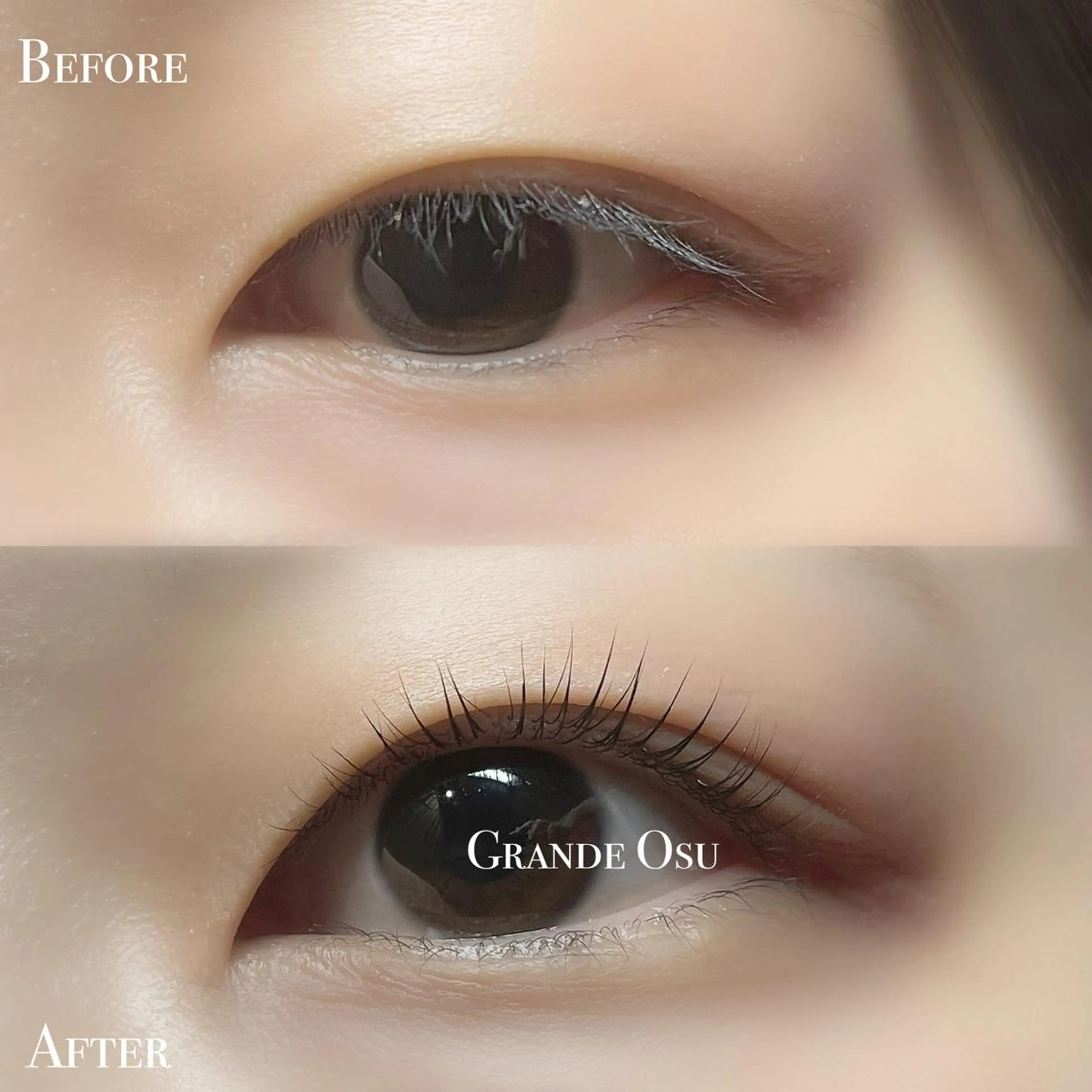 マツエク・マツパ パリジェンヌラッシュリフト マツパ GRANDE OSU 藤原/eye店長のマツエク・マツパデザイン