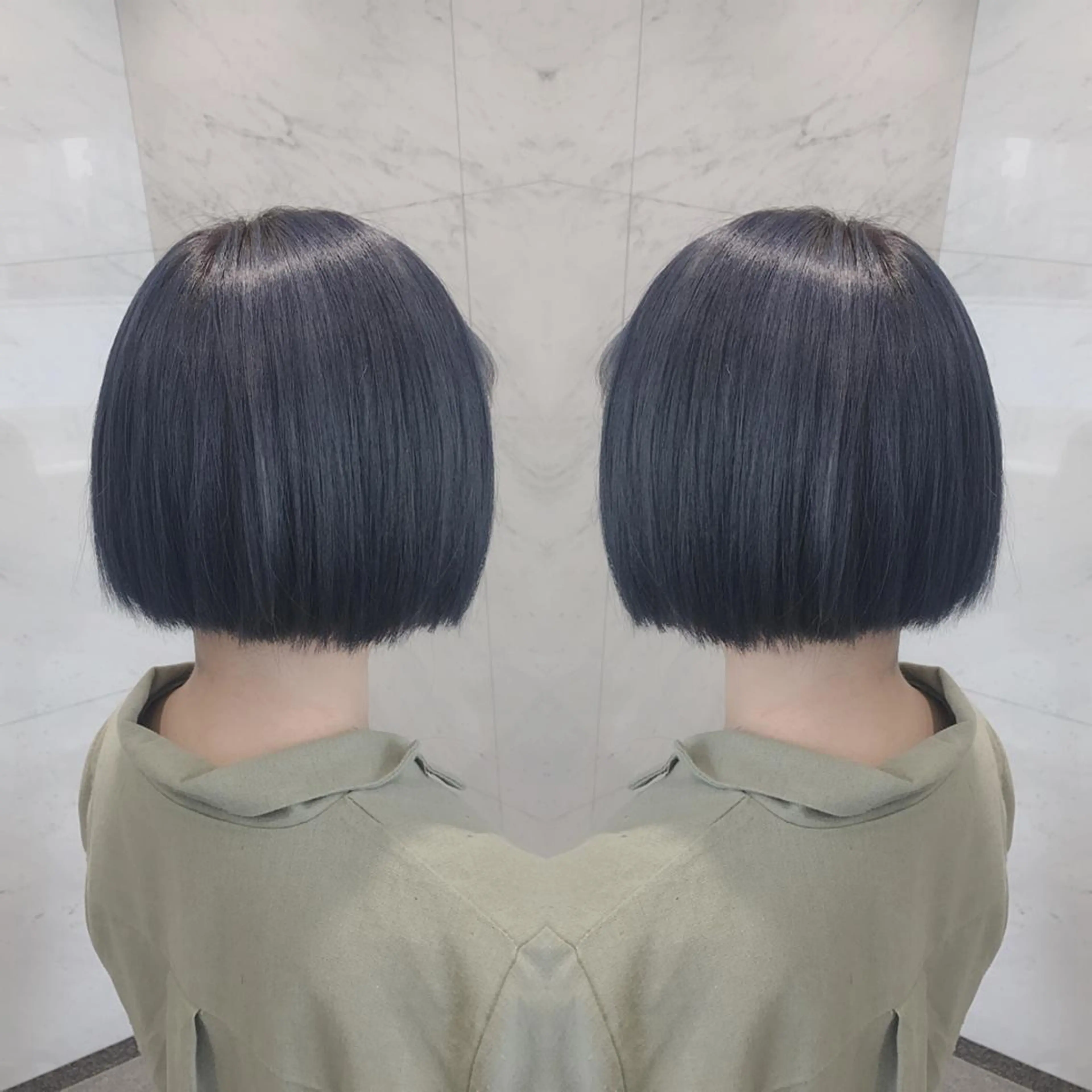 ショート ヘアカラー 重政 和樹のヘアスタイル